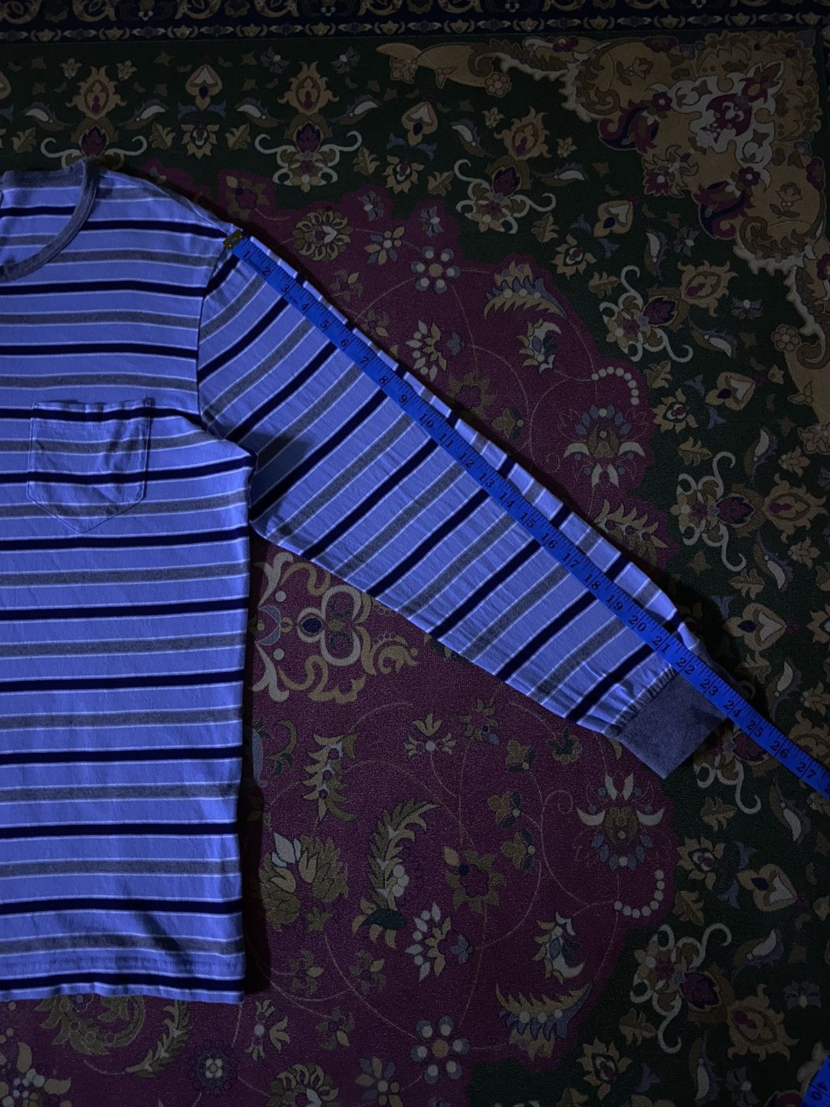 Japanese Brand × Takeo Kikuchi Japanese Brand Takeo Kikuchi Striped Single Pocket Size US L / EU 52-54 / 3 - 9 Thumbnail