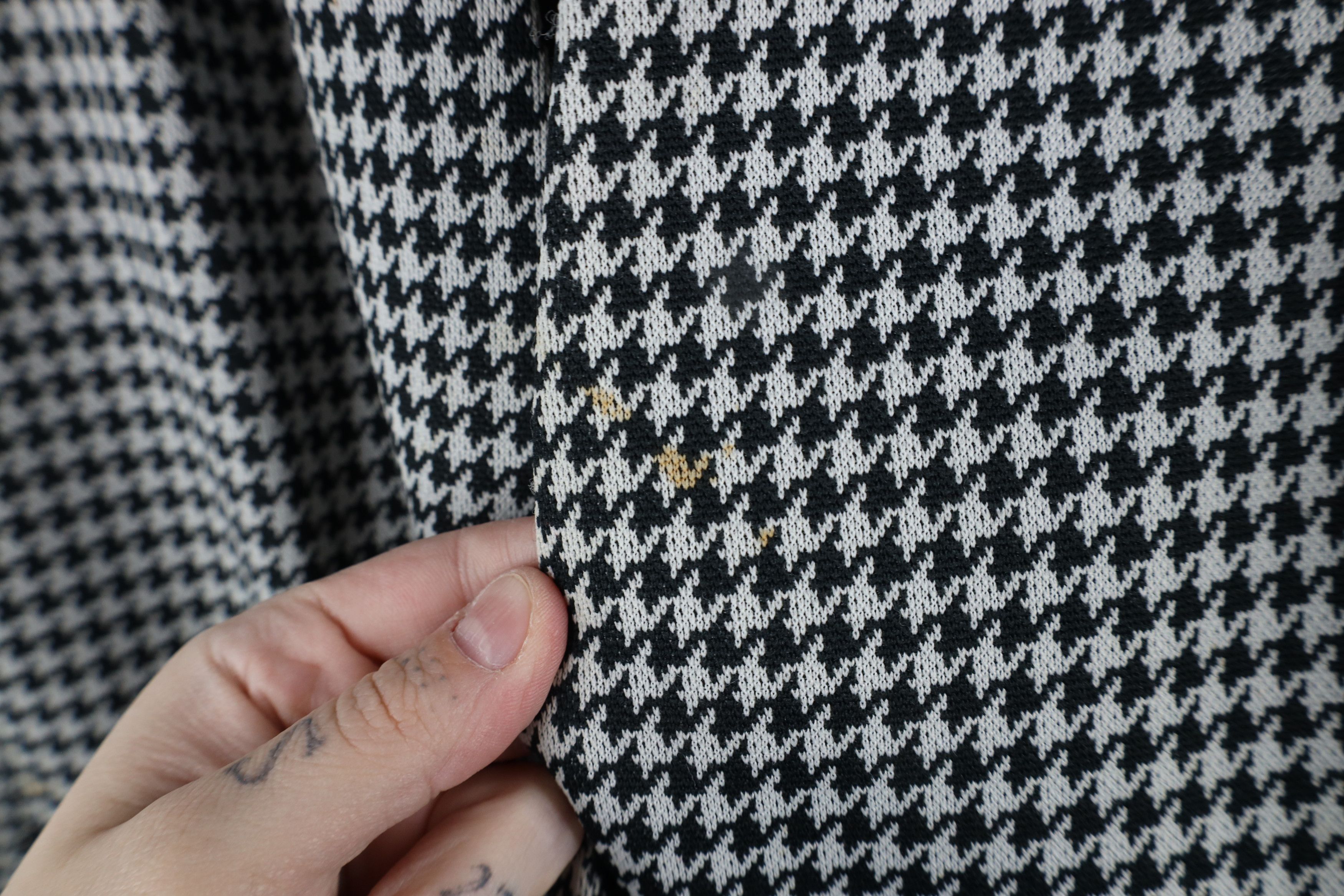Vintage Vintage 90s Streetwear Knit One Button Blazer Jacket USA Size XL / US 12-14 / IT 48-50 - 4 Thumbnail