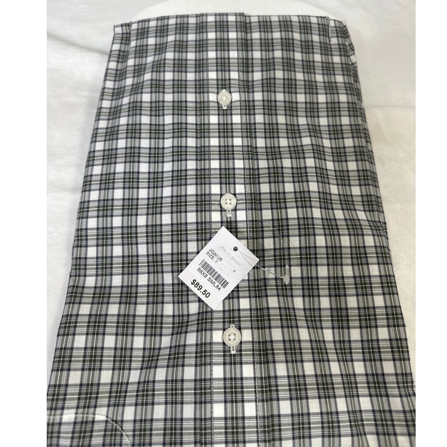 Jos. A. Bank Jos A Bank Dress Shirt Traveler Button Black White 16-36 Size US S / EU 44-46 / 1 - 4 Thumbnail