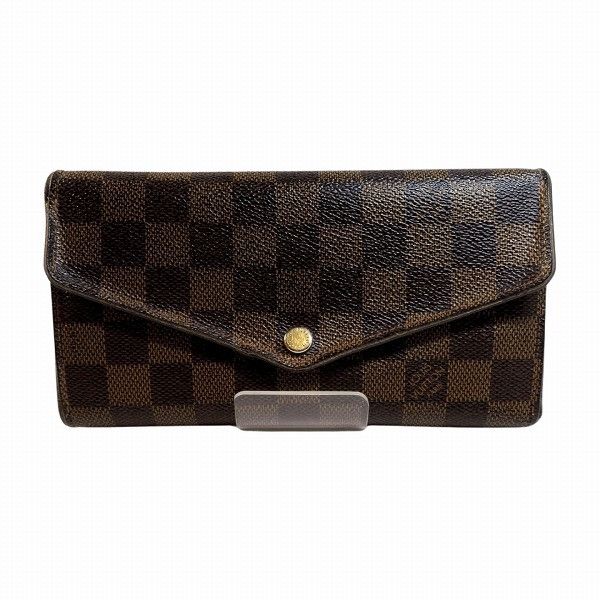 Louis Vuitton Louis Vuitton Louis Vuitton Damier Portefeuille Sarah Wallet Canvas Long Wallet N63209 in Good Condition Size ONE SIZE - 1 Thumbnail