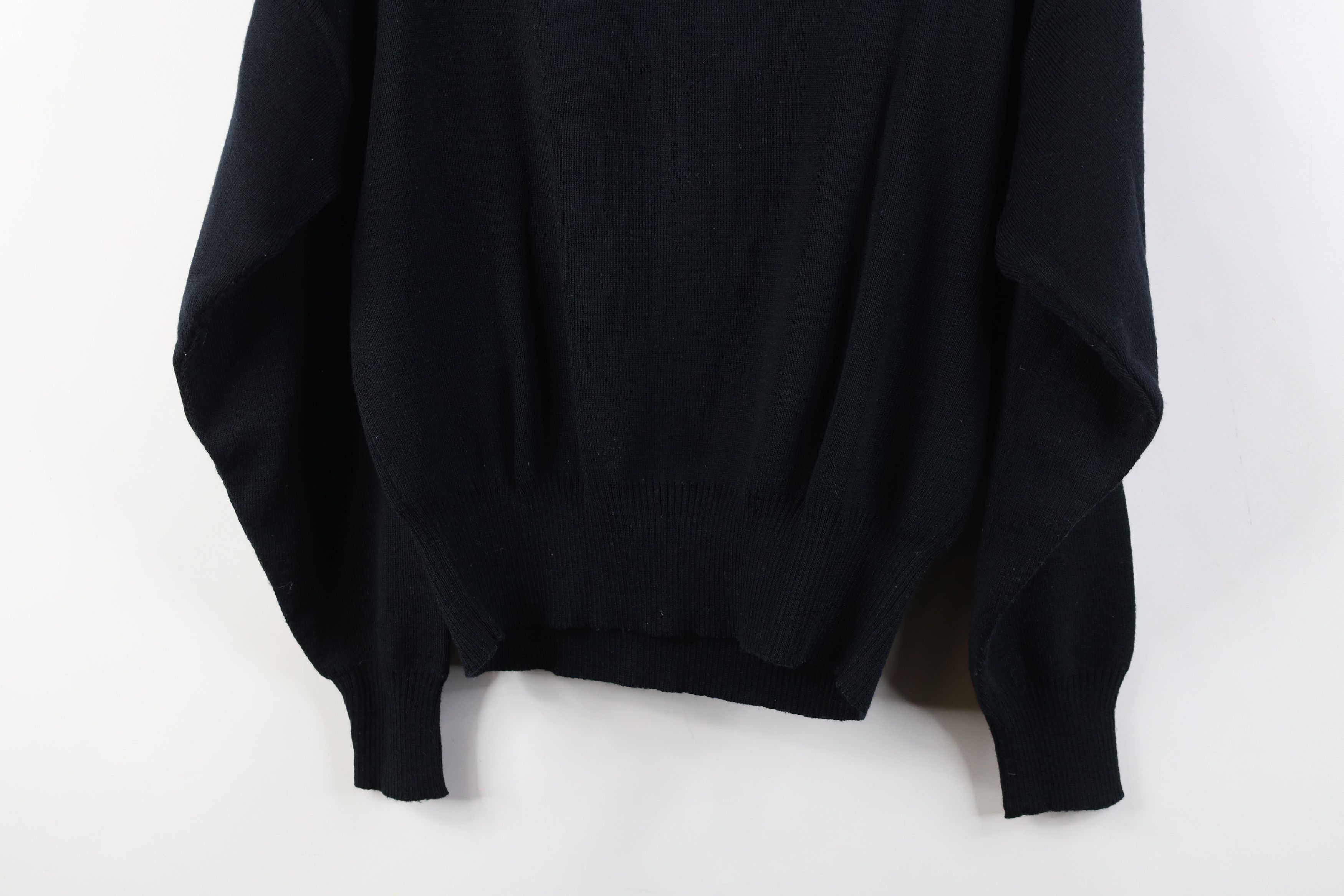 Obermeyer Vintage 80s 90s Obermeyer Knit Ski Turtleneck Sweater Black Size S / US 4 / IT 40 - 11 Thumbnail