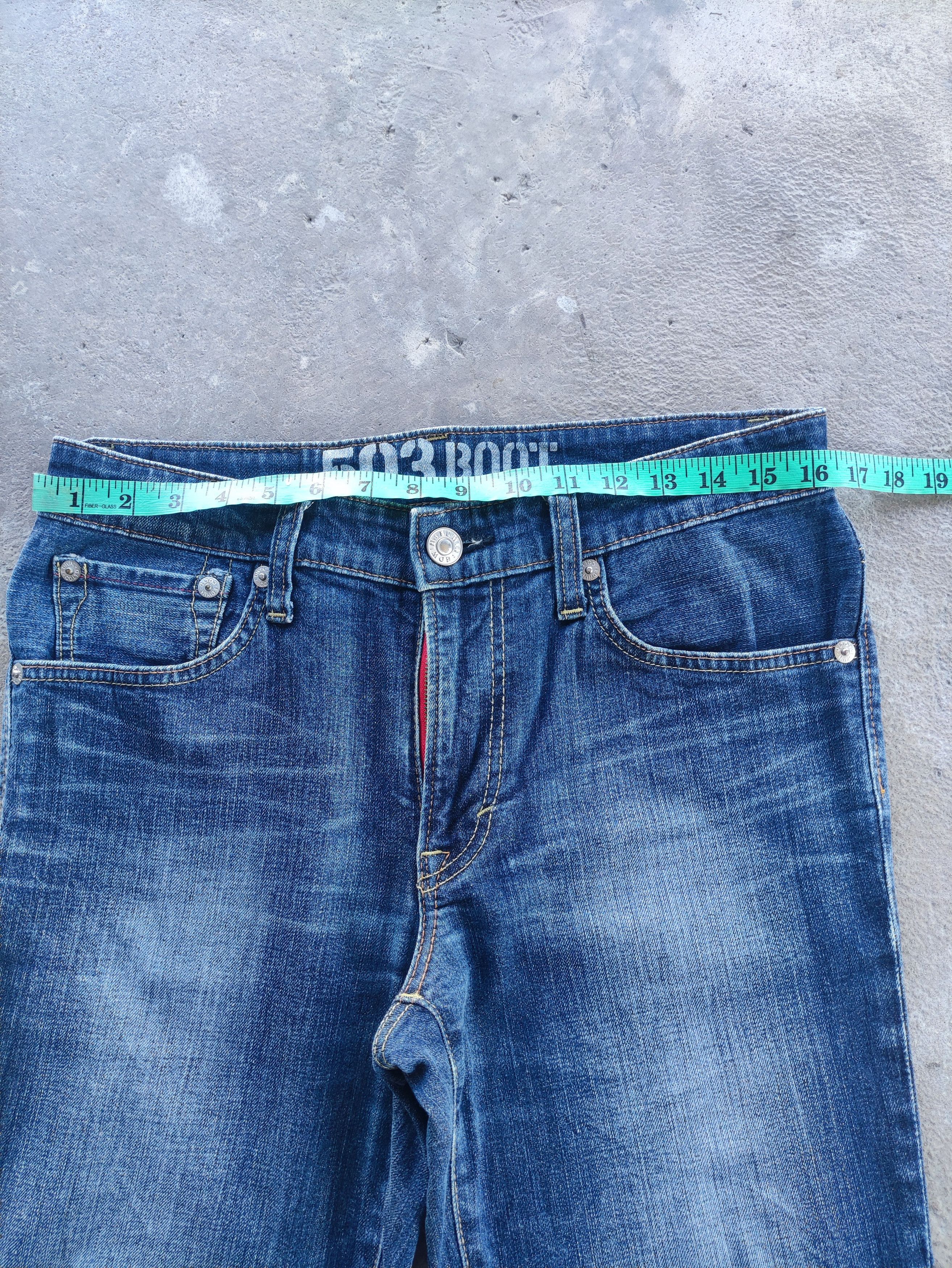 Edwin × Jean Vintage Edwin 503 BOOT Jeans Faded Denim Pants FLARED W32 Size US 34 / EU 50 - 6 Thumbnail