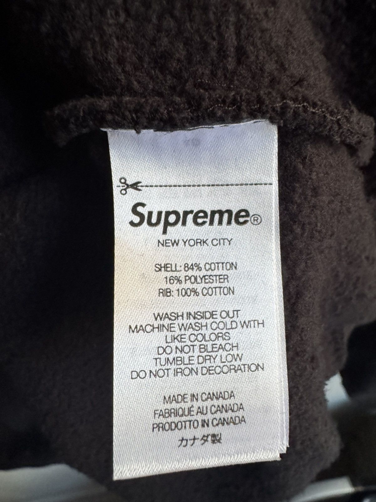 Number (N)ine × Supreme Supreme Number (N)ine Hoodie Black Size US XL / EU 56 / 4 - 8 Thumbnail
