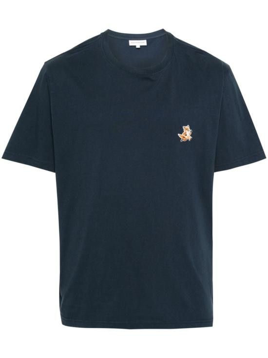 Maison Kitsune MAISON KITSUNE Men T-Shirts MM00125 KJ0008P476 Blue Size US L / EU 52-54 / 3 - 1 Thumbnail