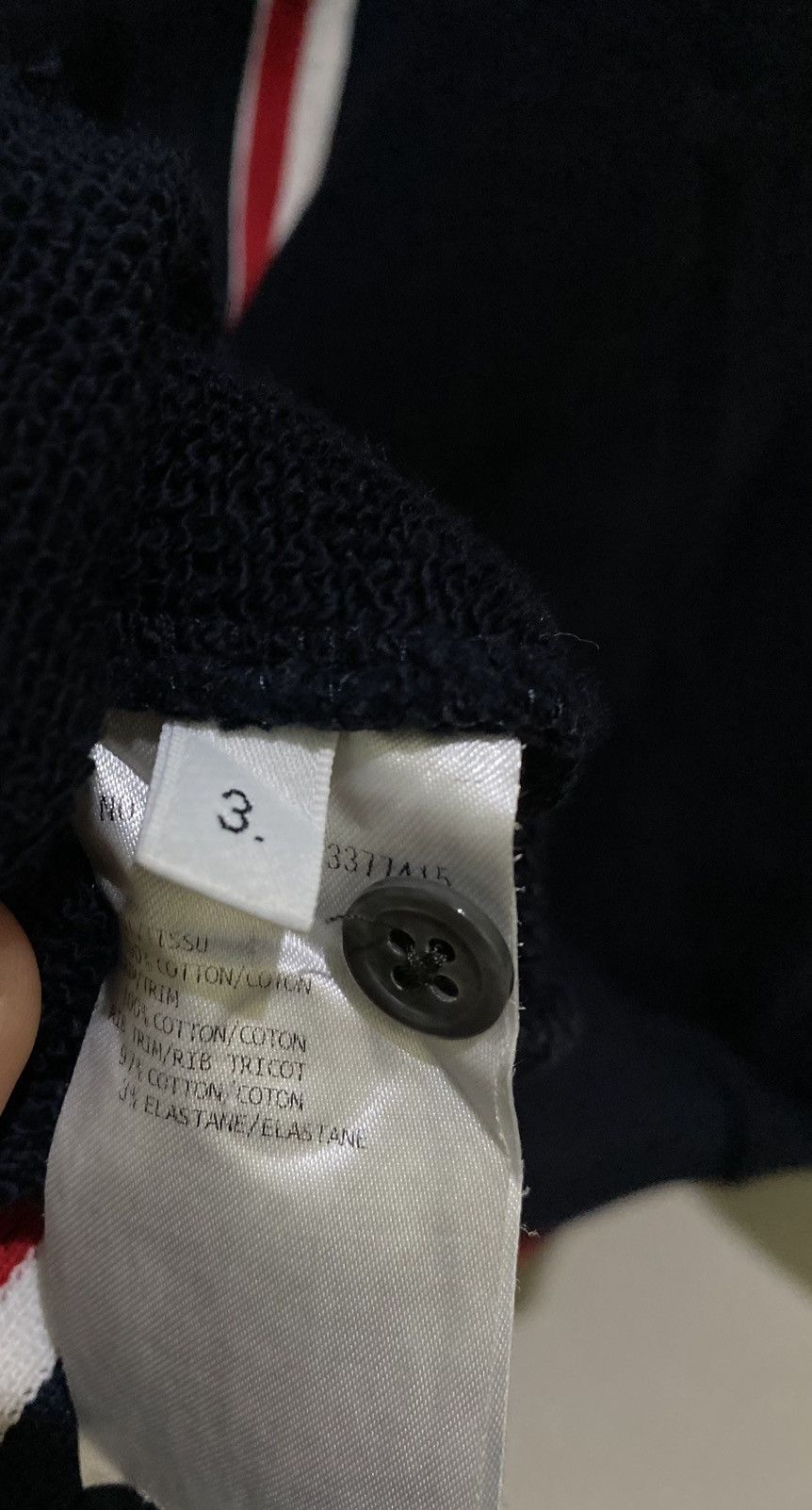 Thom Browne Thom browne grosgrain loopback crew sweat Size US L / EU 52-54 / 3 - 7 Thumbnail