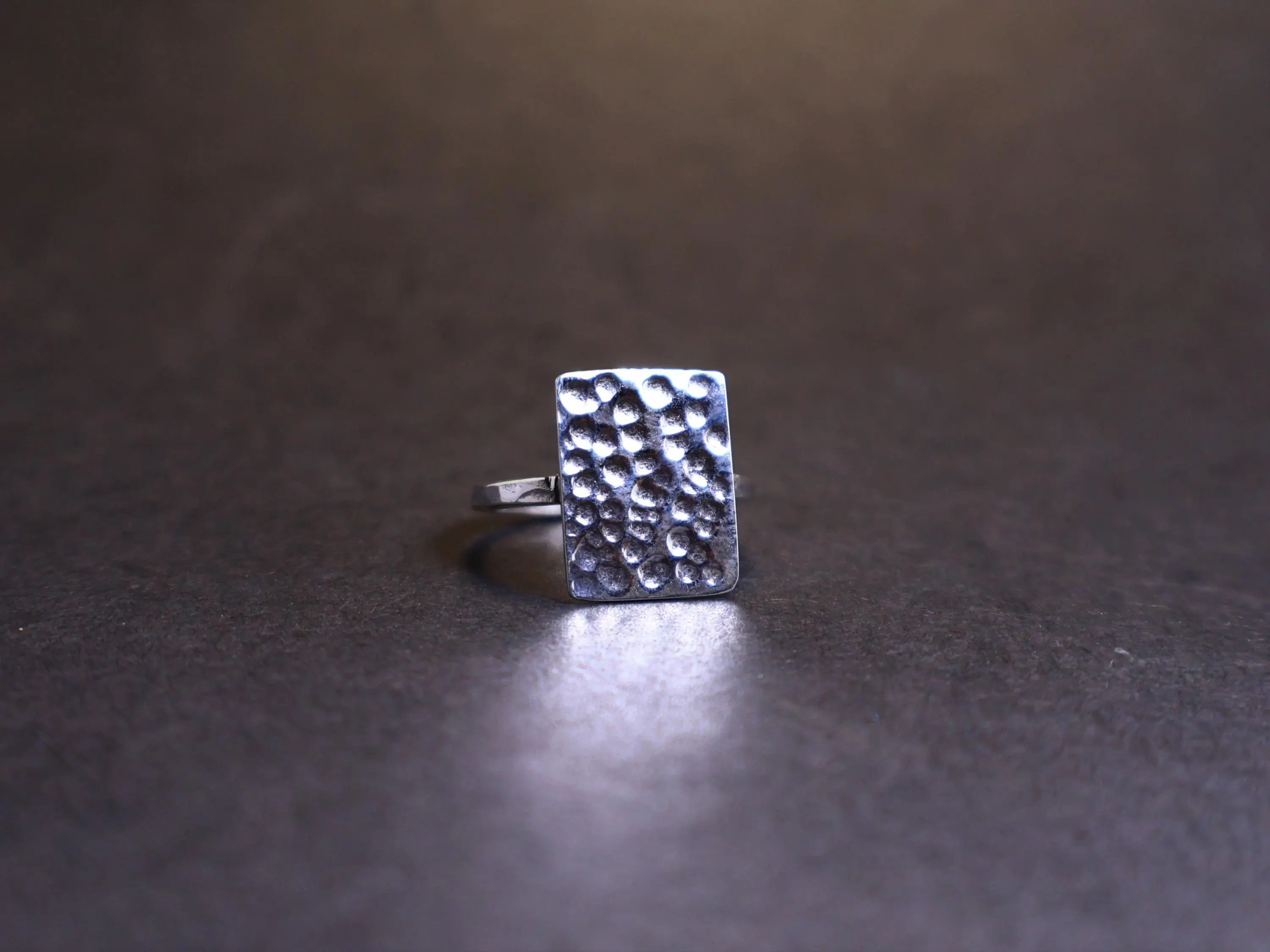 Handmade Hammered Ring, 925 Sterling Silver Ring, Handmade Jewelry, Size ONE SIZE - 3 Thumbnail