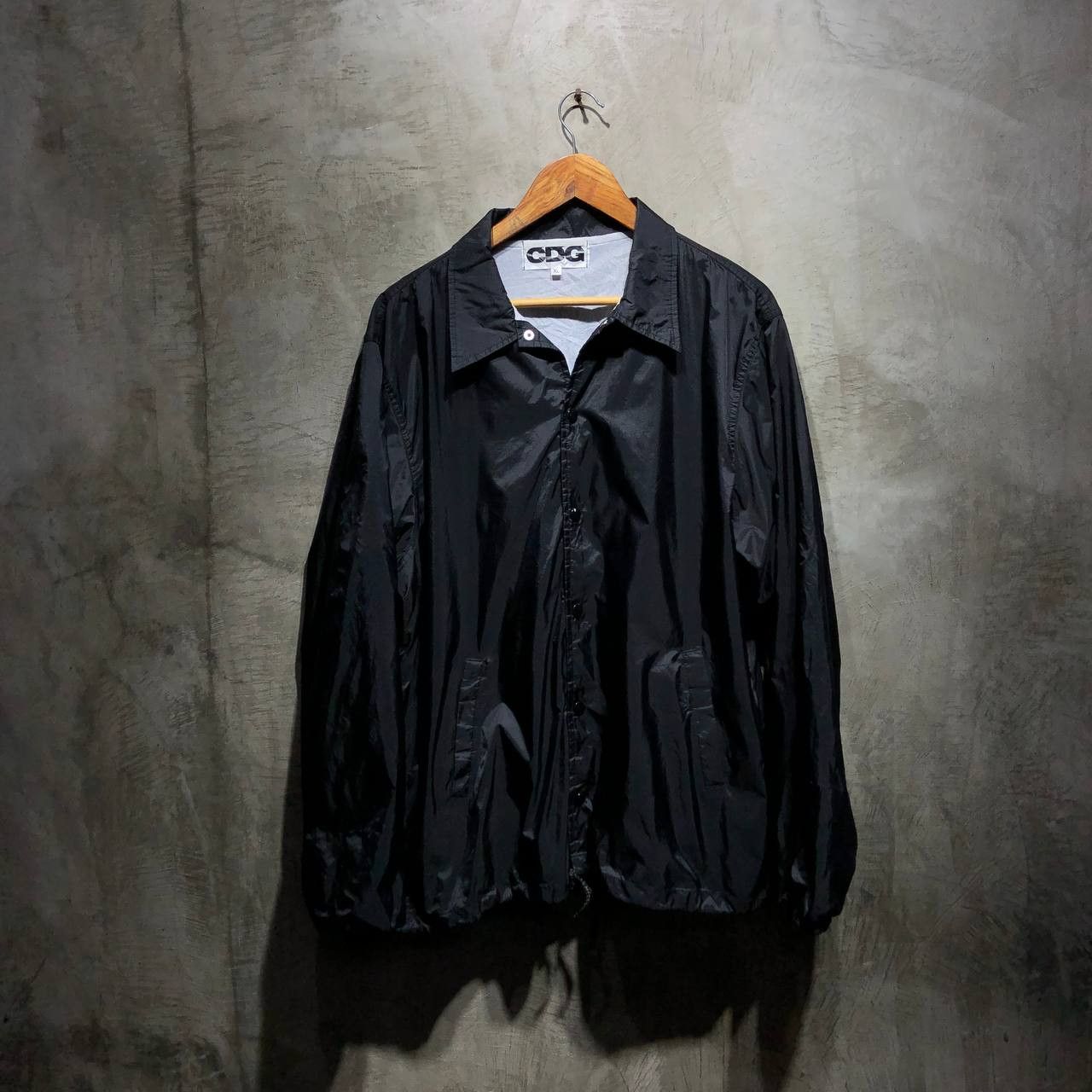 CDG by Comme des Garcons CDG CDG CDG “My Energy Comes from Freedom” Coach Jacket Size US XL / EU 56 / 4 - 2 Thumbnail