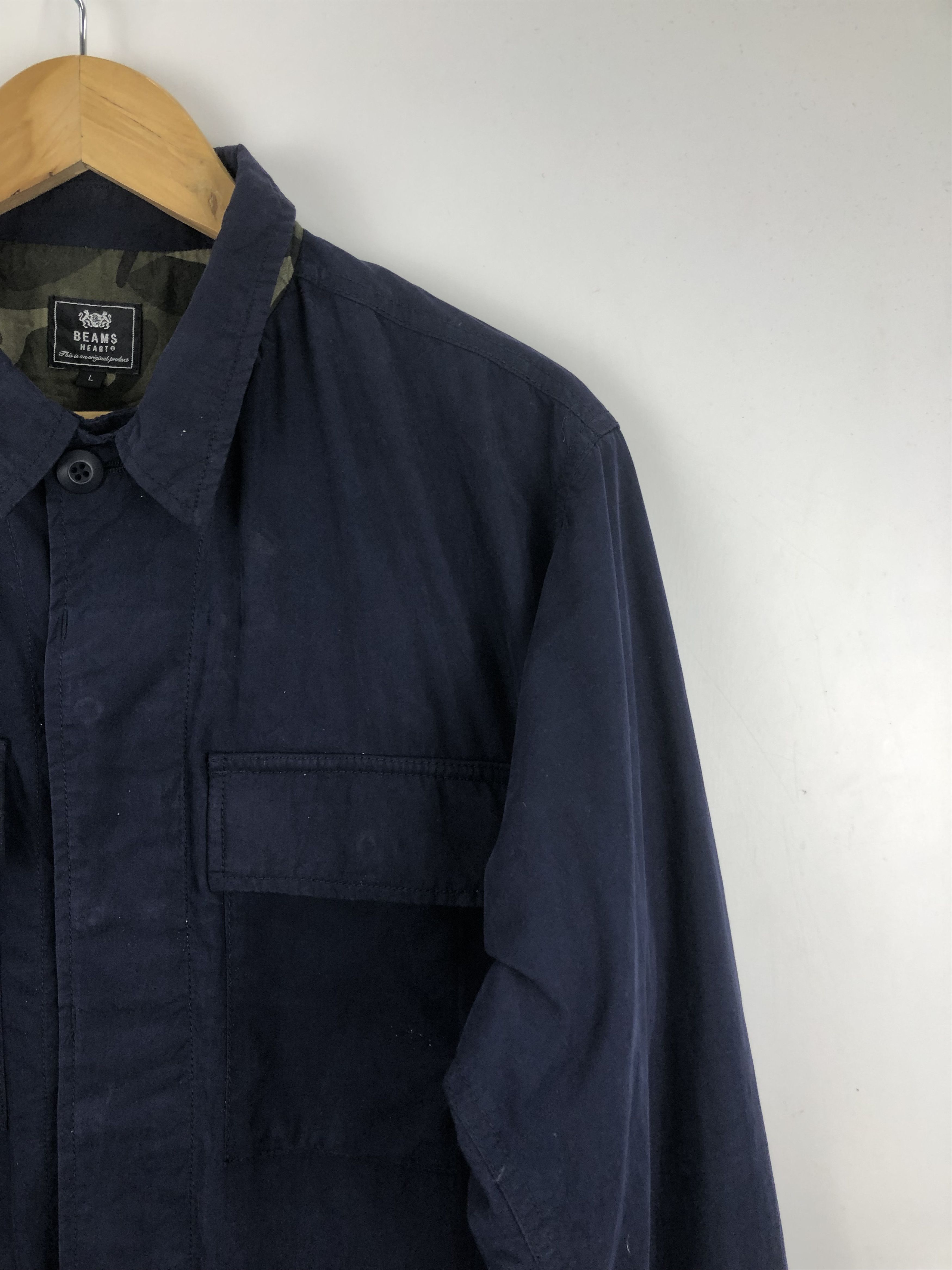 Japanese Brand Vintage Japanese Brand Multi Pocket Button Up Jacket J0738 Size US L / EU 52-54 / 3 - 8 Thumbnail