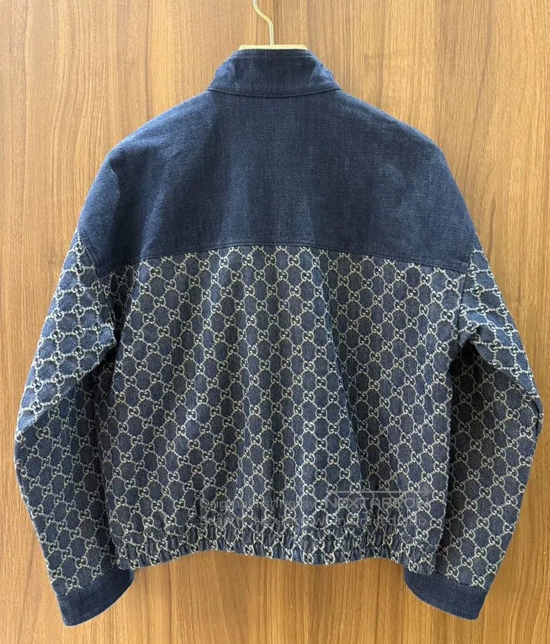 Gucci Gucci Size12 Classic old-fashioned denim jacket Size US XXS / EU 40 - 2 Thumbnail