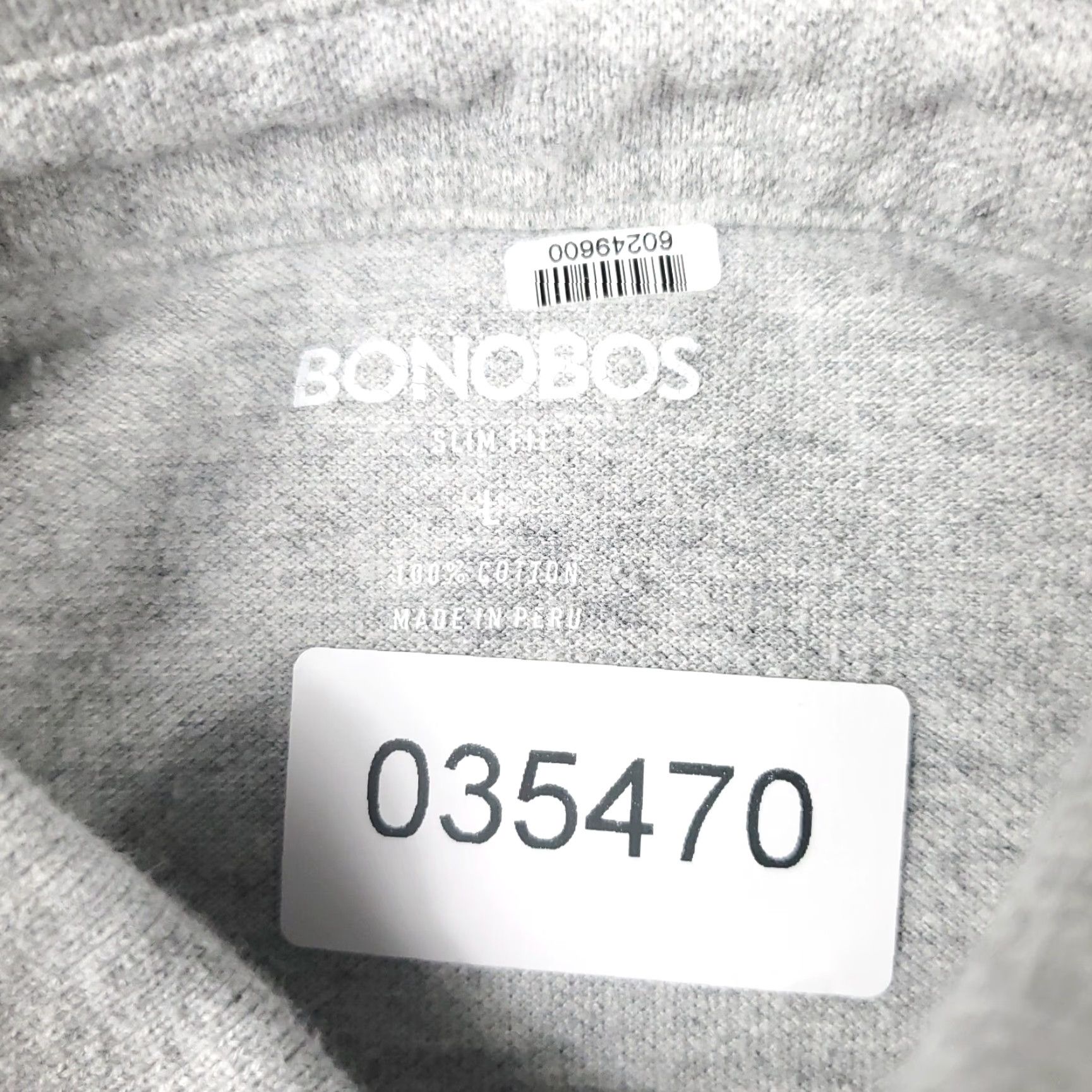Bonobos Bonobos Polo Shirt Mens Size Large Gray Solid Short Sleeve Casual Classic Size US L / EU 52-54 / 3 - 6 Thumbnail