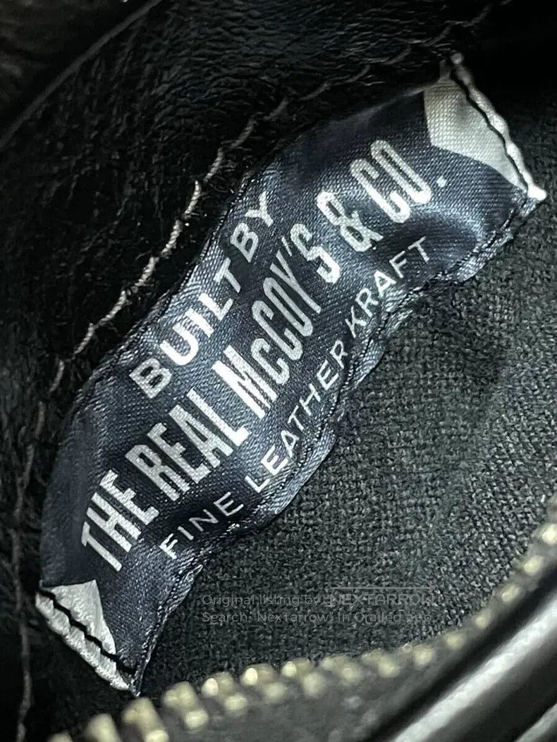 The Real McCoy's The Real McCoys Straight stand-up collar jacket horse skin Size US XXS / EU 40 - 6 Thumbnail