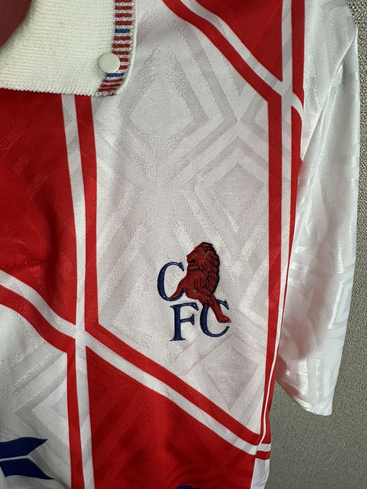 1990/92 Umbro Chelsea FC Away Soccer Shirt - www.aguapanelastudio.com