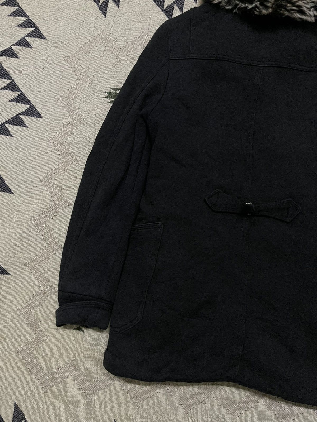 Diesel 2000s DIESEL MINK FUR FLEECE LINEN BUTTON UP JACKET Size US XXS / EU 40 - 14 Thumbnail
