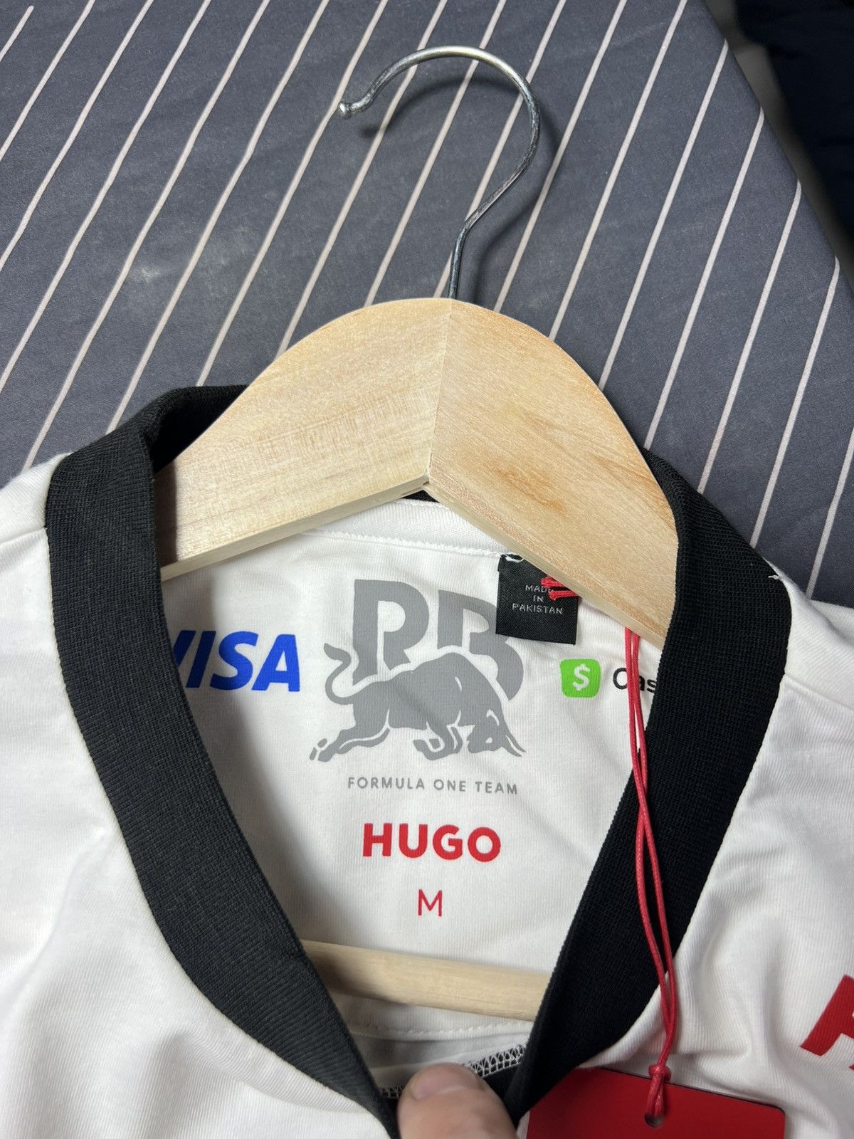 Hugo HUGO Visa Cash App RB Formula One F1 Team Shirt White Blue Size US M / EU 48-50 / 2 - 15 Thumbnail