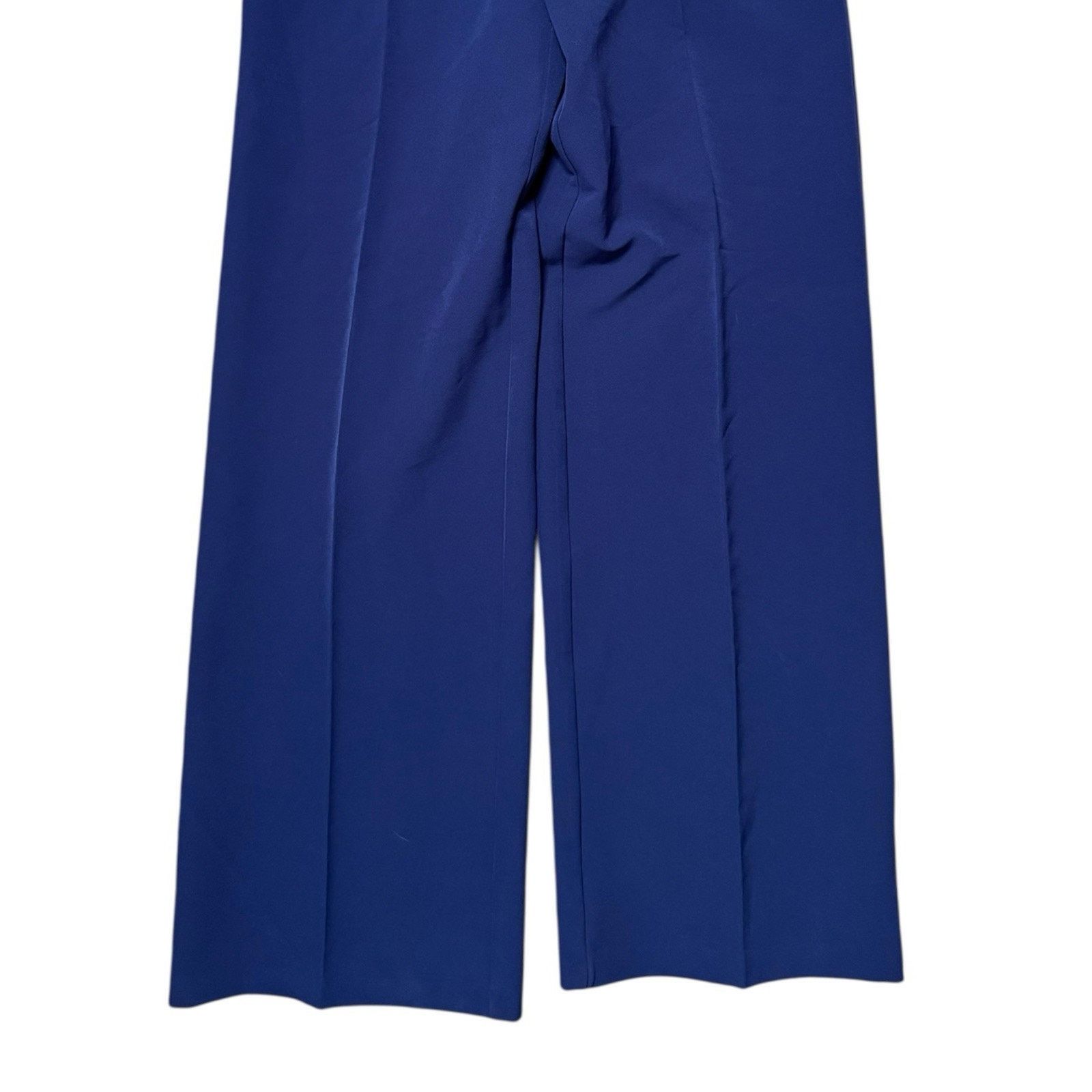 Other Mem.js YOOX NEW Blue Wide Leg Trouser Pants Size 4 Size 27" / US 4 / IT 40 - 3 Thumbnail