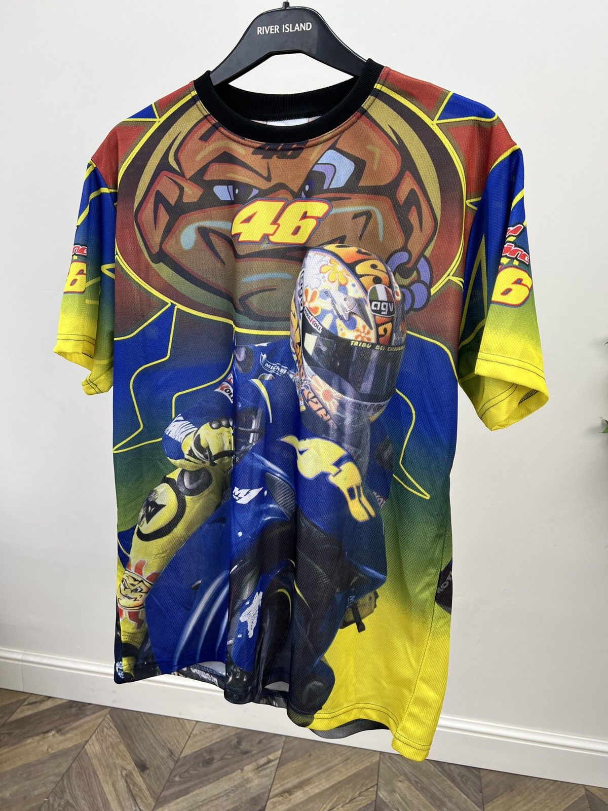 Yamaha Vintage Valentino Rossi #46 Yamaha MotoGP Racing Jersey Size US L / EU 52-54 / 3 - 3 Thumbnail