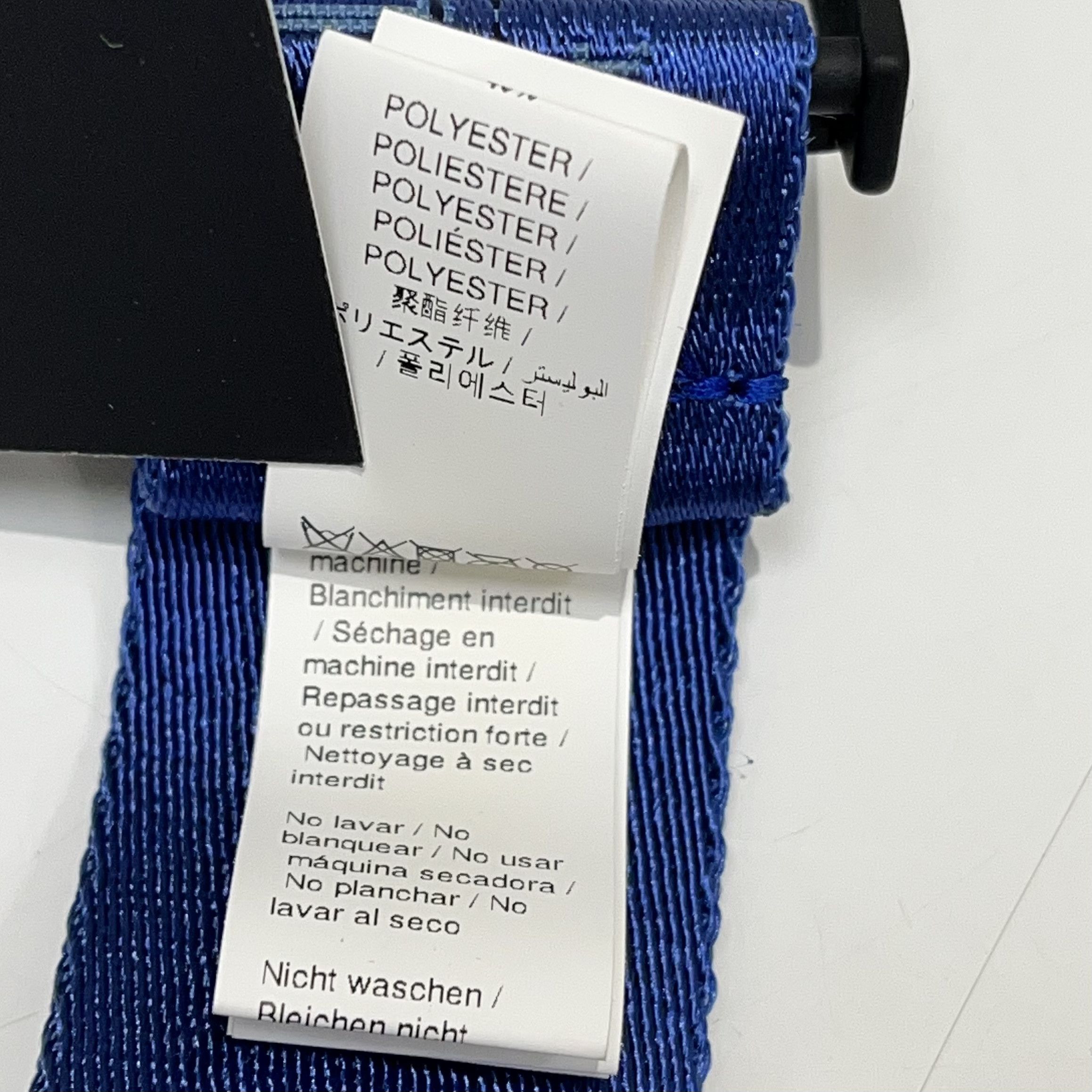 Off-White Off-White Industrial Belt Blue/Black Size ONE SIZE - 8 Thumbnail