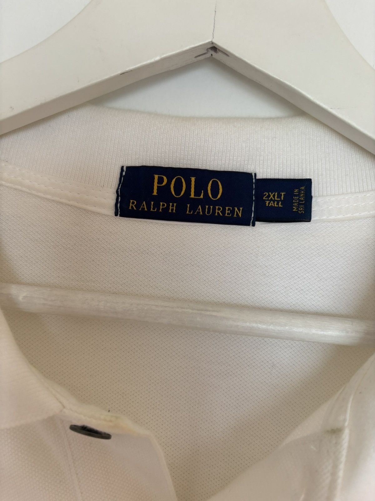 Polo Ralph Lauren Ralph Lauren Polo Yacht Club White Polo Shirt 2XLT Size US XXL / EU 58 / 5 - 2 Thumbnail