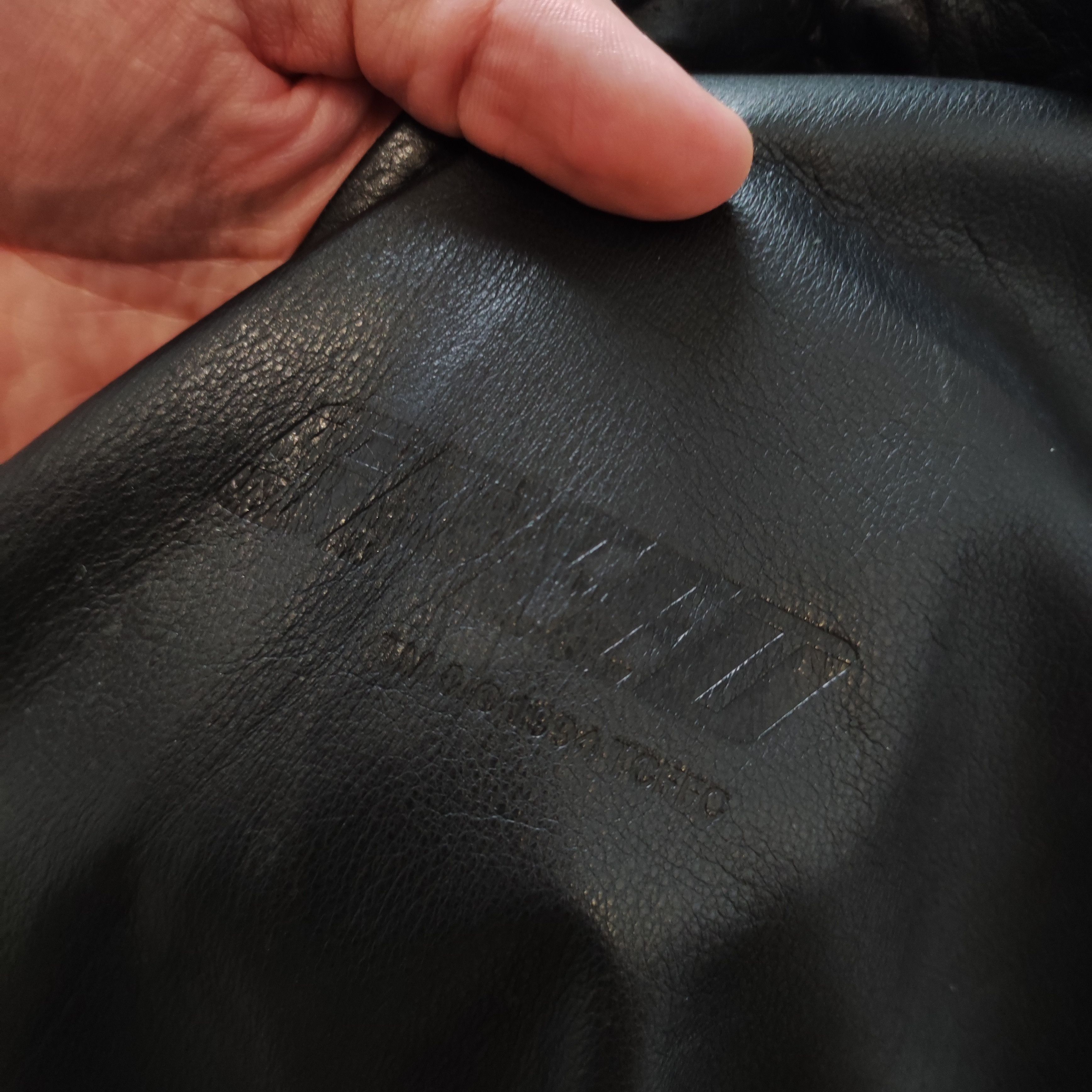 Vintage RARE OG 1994 Speed Heavy Leather Biker Logo Jacket Size US XXL / EU 58 / 5 - 6 Thumbnail