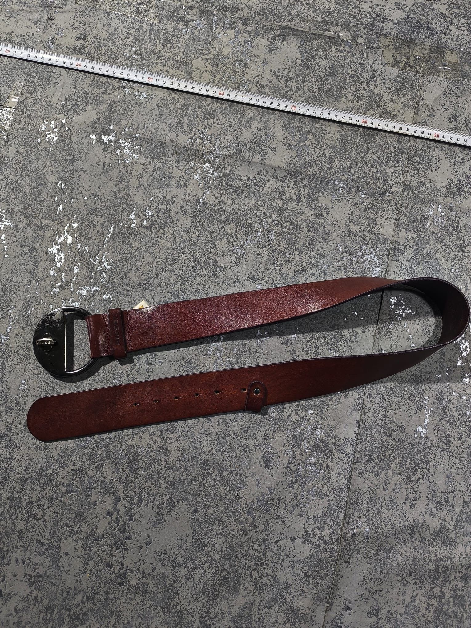 Diesel vintage diesel d-ring big buckle western italy leather belt Size ONE SIZE - 5 Thumbnail