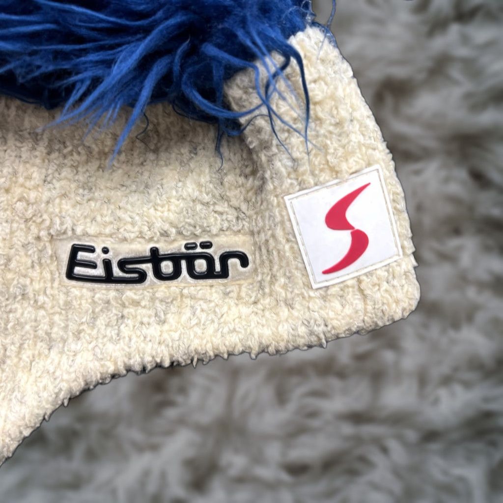 Vintage VINTAGE Eisbar Beanie Hat Size 55 Fleece Punk Fur Insulated Ski Beige Beanie Unisex Adults Mens Womens Size XXL / US 16-18 / IT 52-54 - 1 Thumbnail
