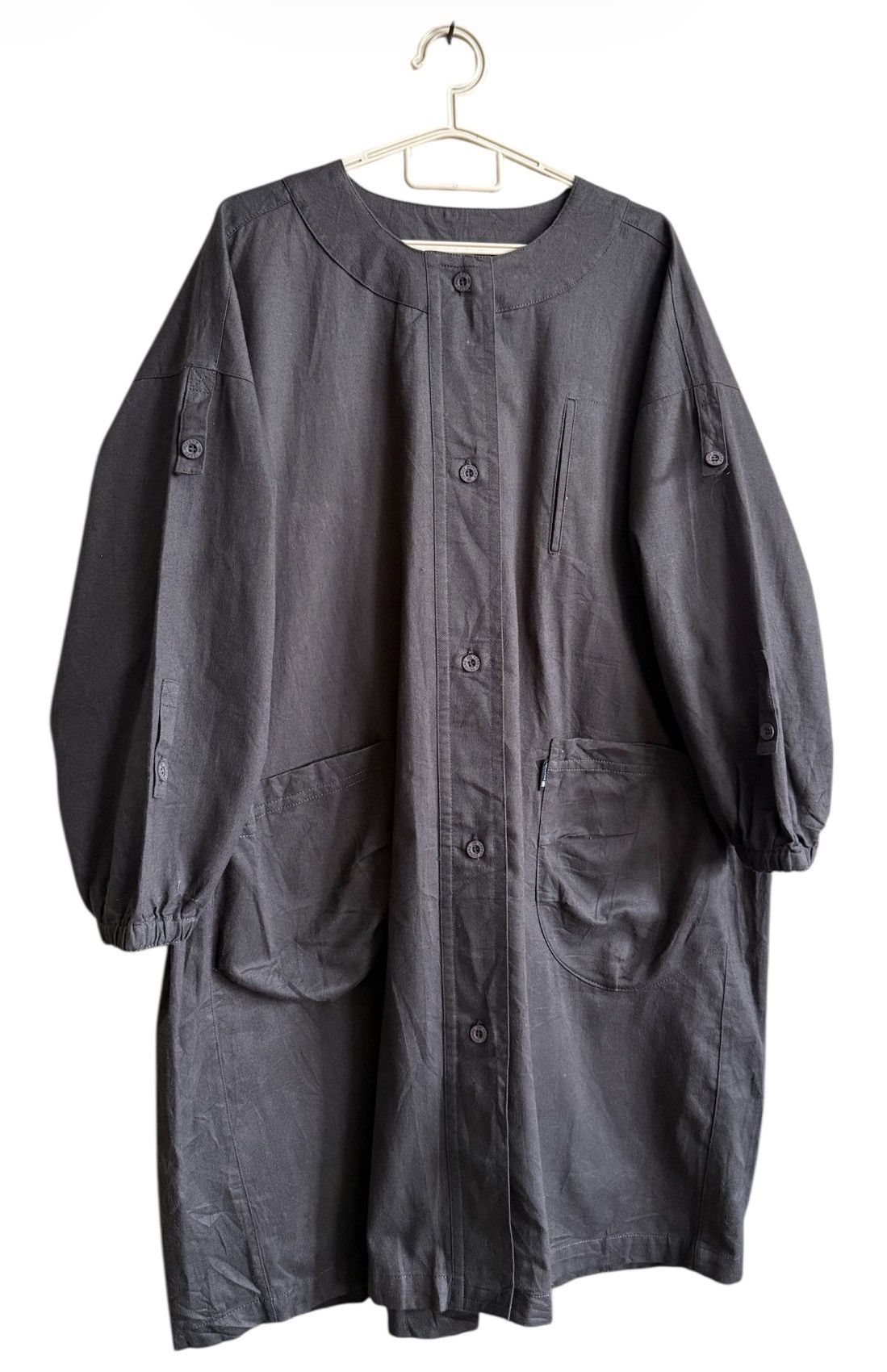 Issey Miyake Issey Miyake Long Jacket Coat Brown Size US XXL / EU 58 / 5 - 2 Thumbnail