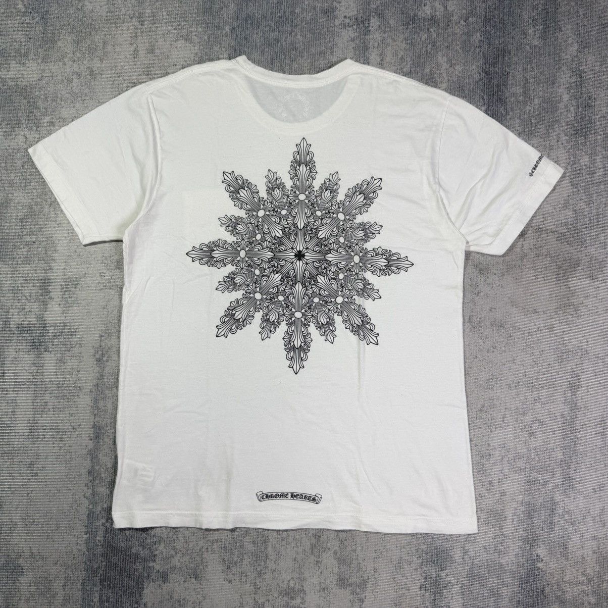 Chrome Hearts Snowflake Floral Tee Size US L / EU 52-54 / 3 - 1 Thumbnail