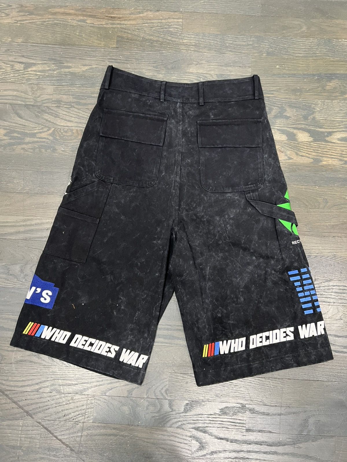 Who Decides War “Recycle original ideas” sample canvas shorts Size US 30 / EU 46 - 6 Thumbnail