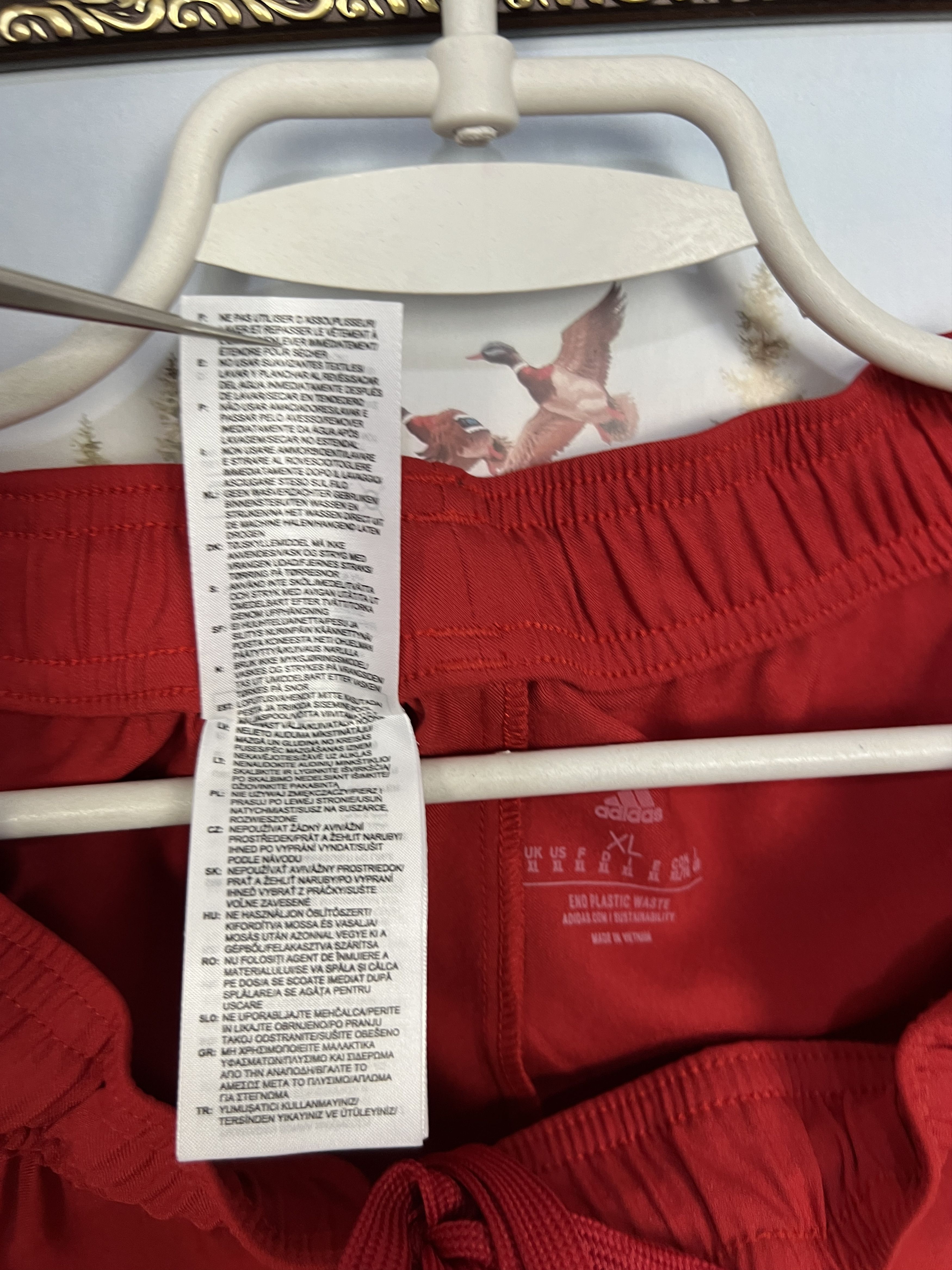 Adidas Adidas SpVgg Unterhaching Football Shorts Soccer Red XL Size US 36 / EU 52 - 8 Thumbnail