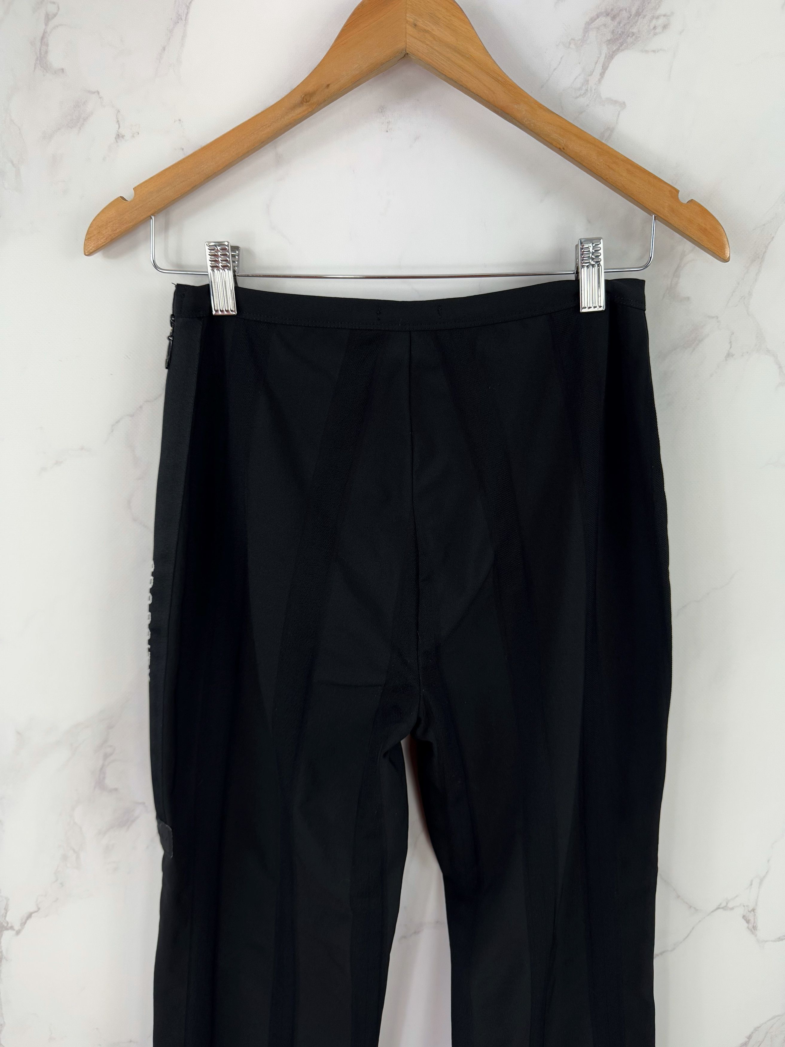 Marithe + Francois Girbaud Marithe Francois Girbaud SPQR City Black Track Pants Italian Size 27" / US 4 / IT 40 - 5 Thumbnail