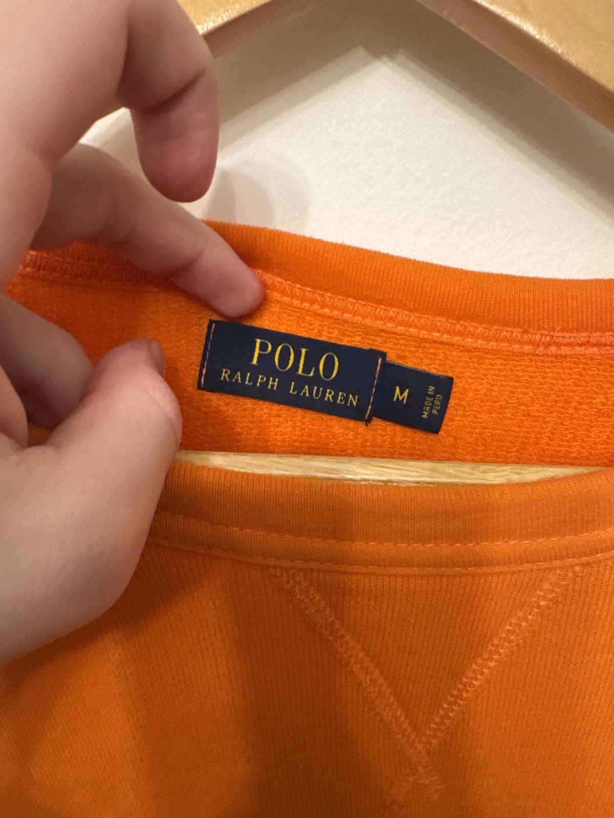 Polo Ralph Lauren Polo used medium orange light sweater Size US M / EU 48-50 / 2 - 4 Thumbnail
