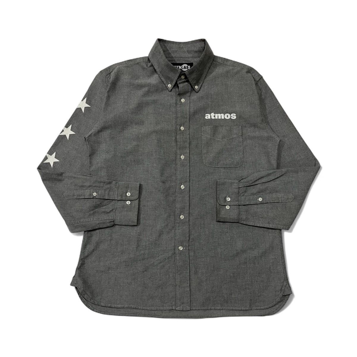atmos Atmos Lab Star Printed Sleeve Button Up Shirt Size US L / EU 52-54 / 3 - 7 Thumbnail