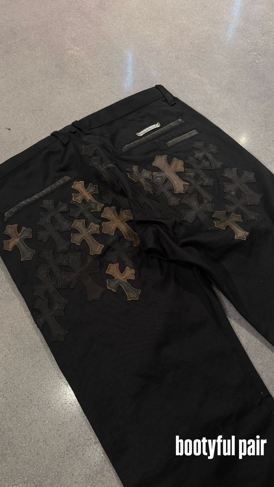 Chrome Hearts Chrome Hearts Black Camo Cross Patch Chino Pants Size US 36 / EU 52 - 20 Thumbnail