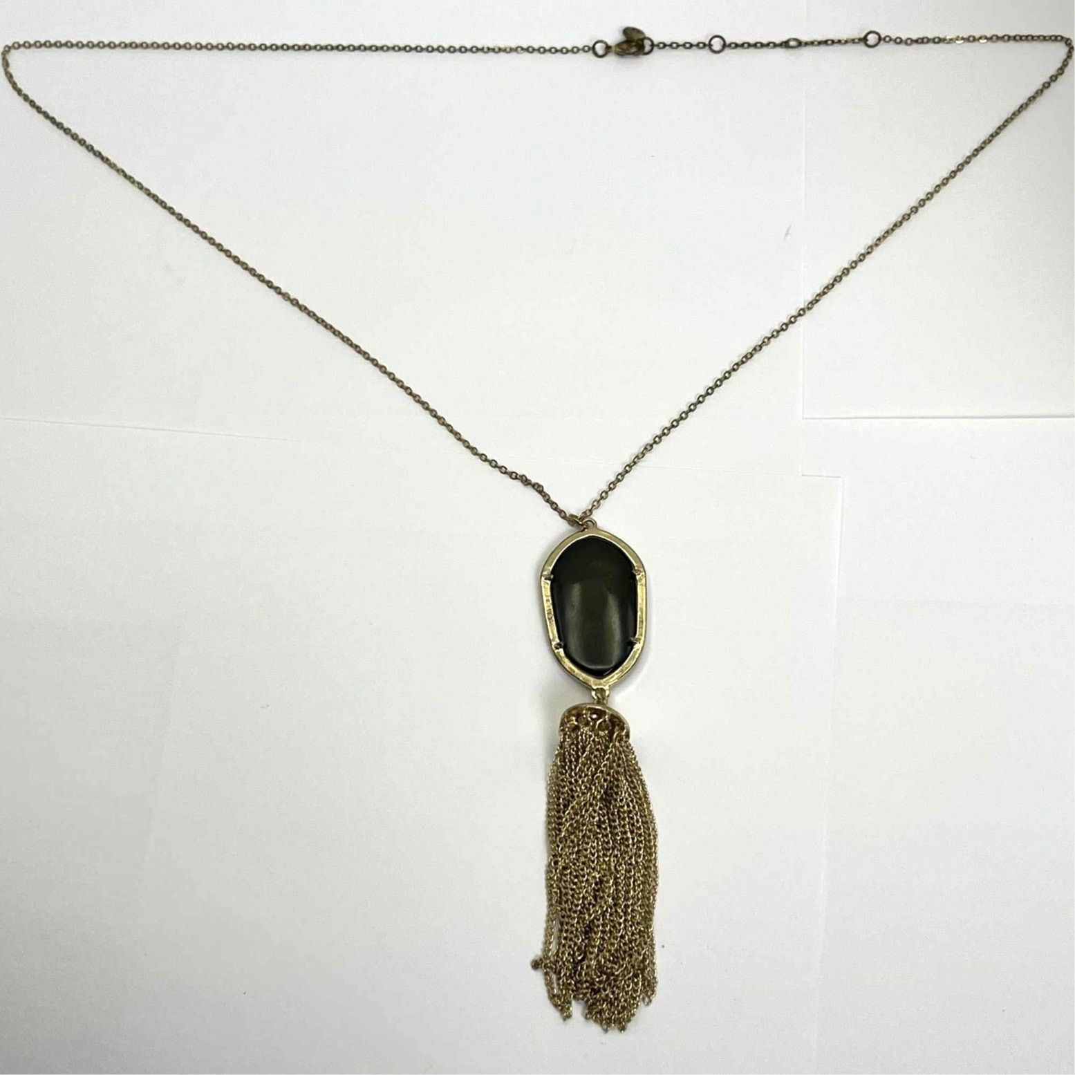 Other Gold & Green Drop Stone Necklace Size ONE SIZE - 3 Thumbnail