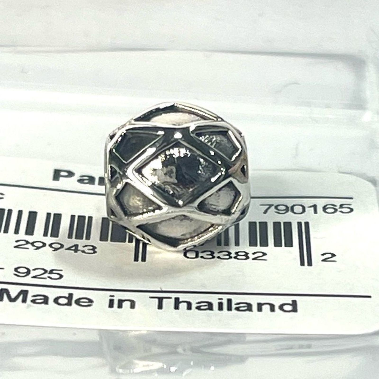 pandora PANDORA Criss Cross Charm Sterling Silver - 790165 Size ONE SIZE - 2 Thumbnail