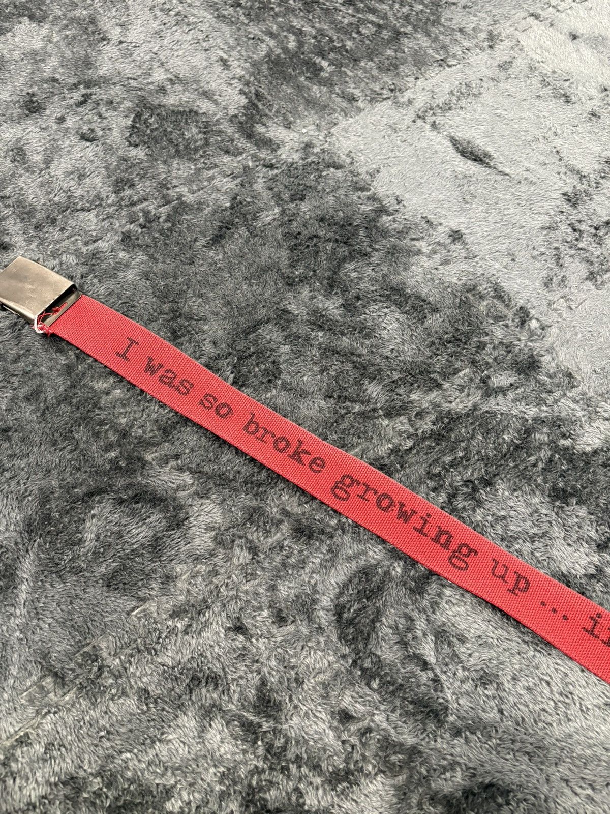 Hysteric Glamour Belt I was so broke Y2K Vintage Real Size ONE SIZE - 2 Thumbnail