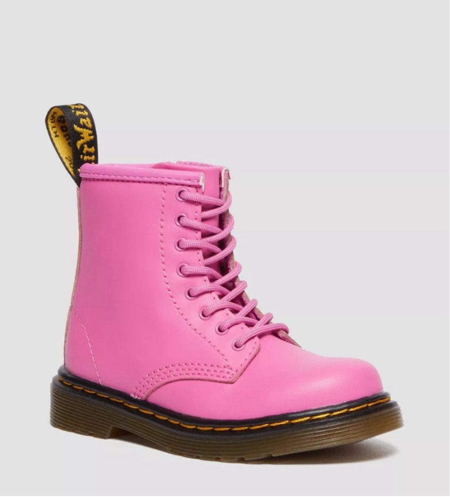 Dr. Martens NWOT Dr. Martens Zavala Pepto Bismol Pink Combat Boot Size 7 Size US 7 / IT 37 - 1 Thumbnail