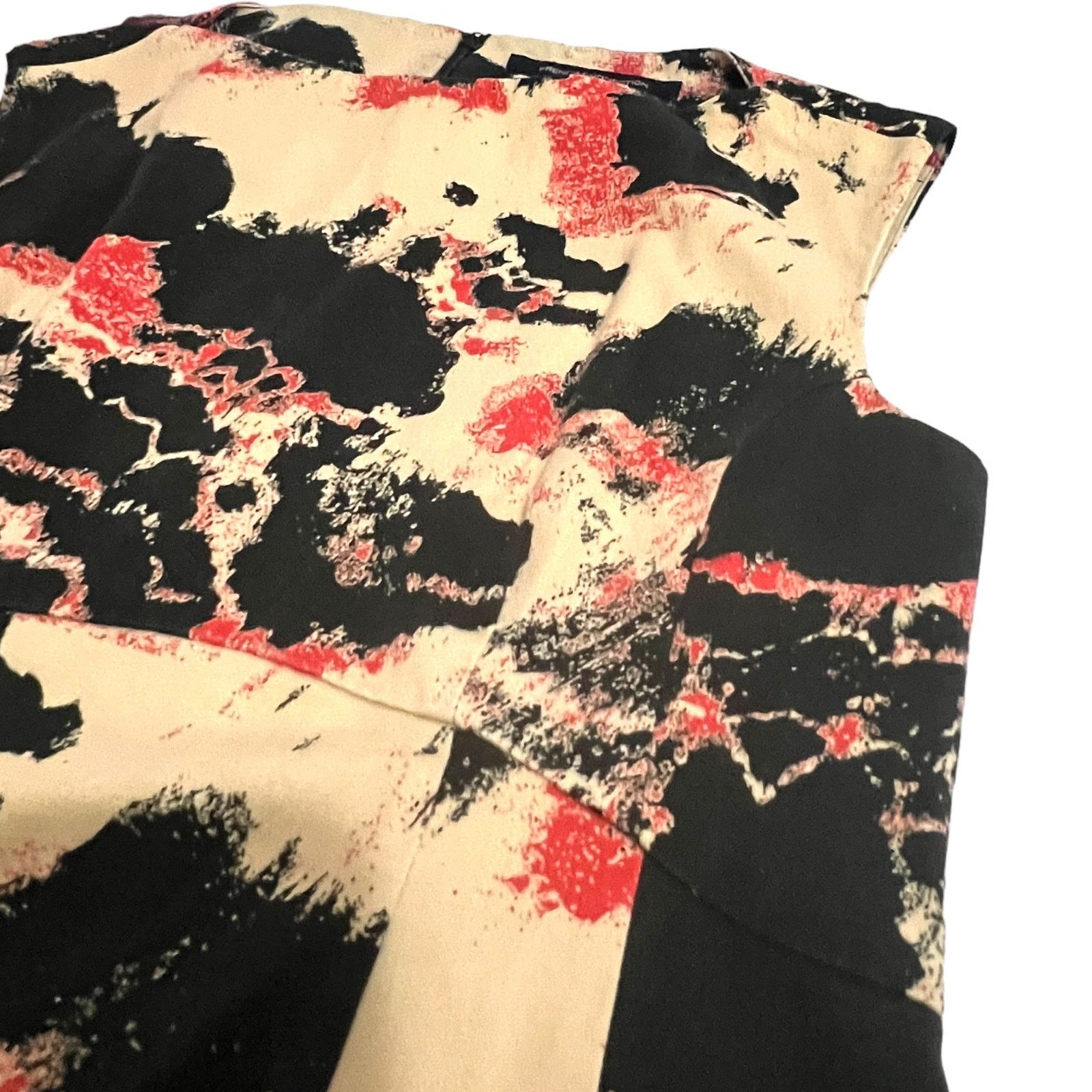French Connection Splotch Patterned Sleeveless Pocketed Shift Dress Size M / US 6-8 / IT 42-44 - 11 Thumbnail