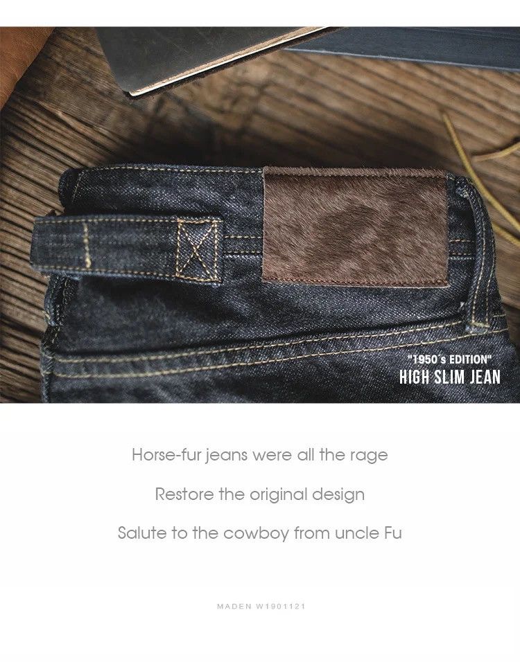 Japanese Brand × Vintage Denim Jeans Vintage Straight Dark Selvedge Jeans 14oz Qualit Size US 34 / EU 50 - 9 Thumbnail