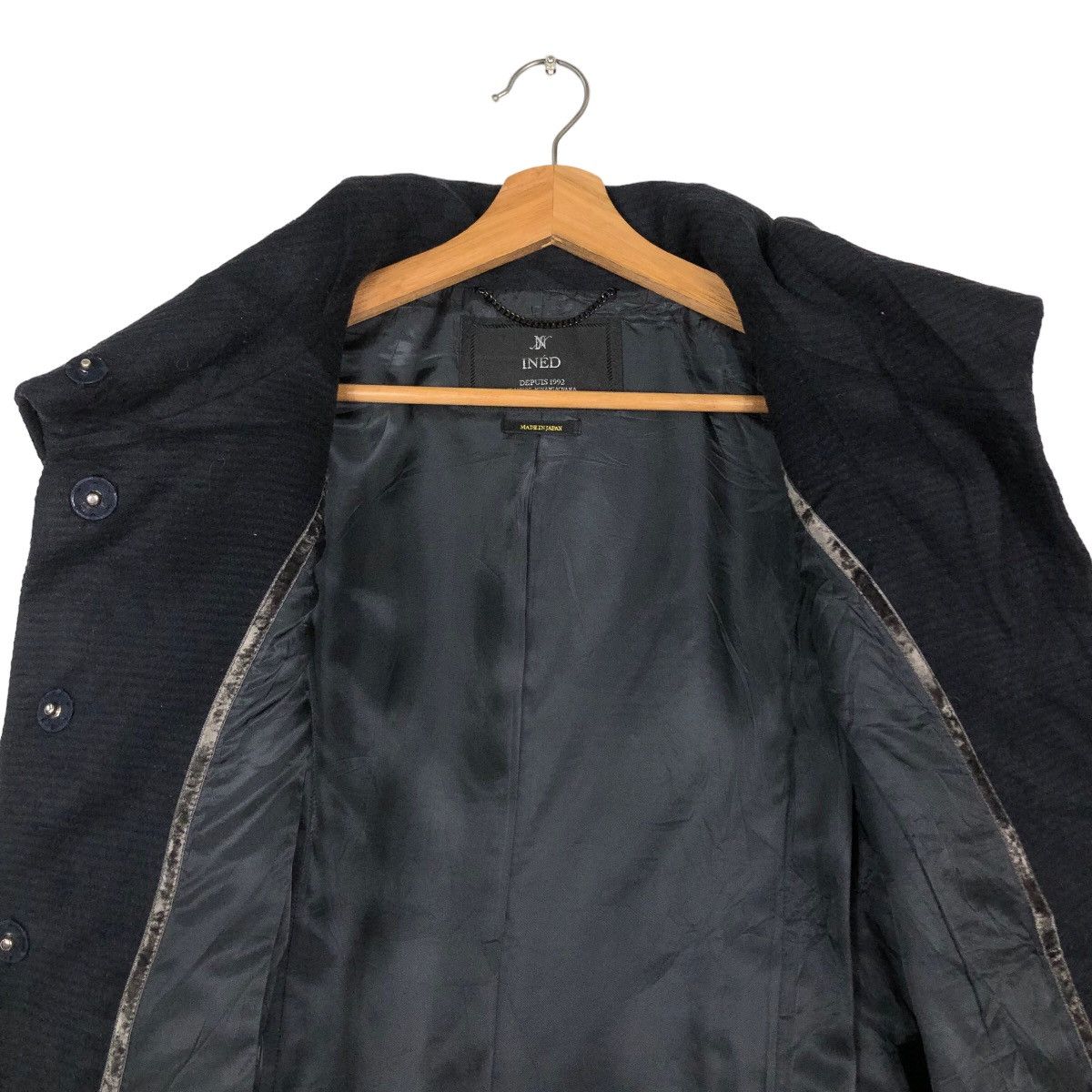 Japanese Brand 🔥Biker Cropped Wool Jacket Ined Japan Made Size US M / EU 48-50 / 2 - 14 Thumbnail