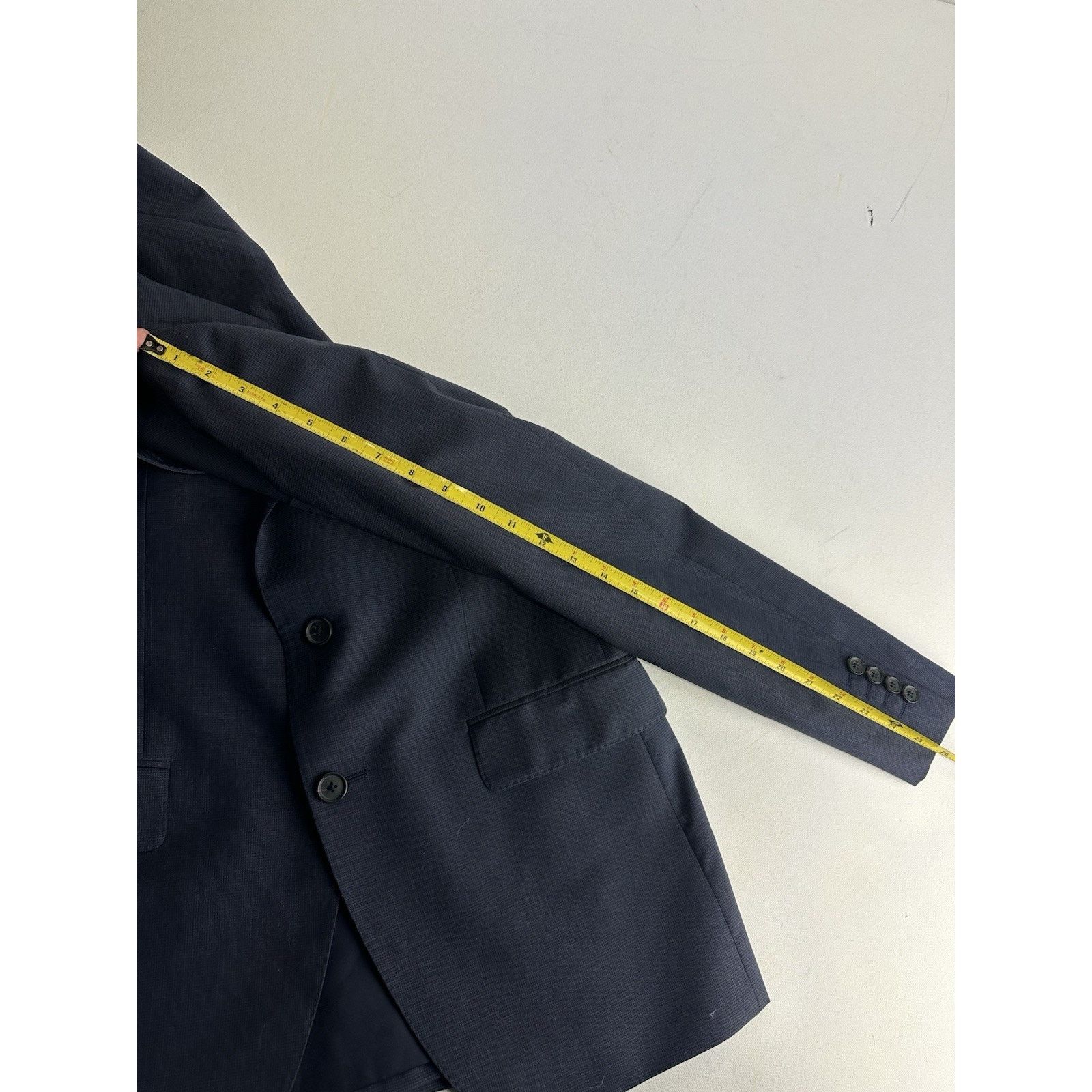 Lanvin Lanvin mens Size 40 blue wool sports coat blazer Size 40R - 12 Thumbnail