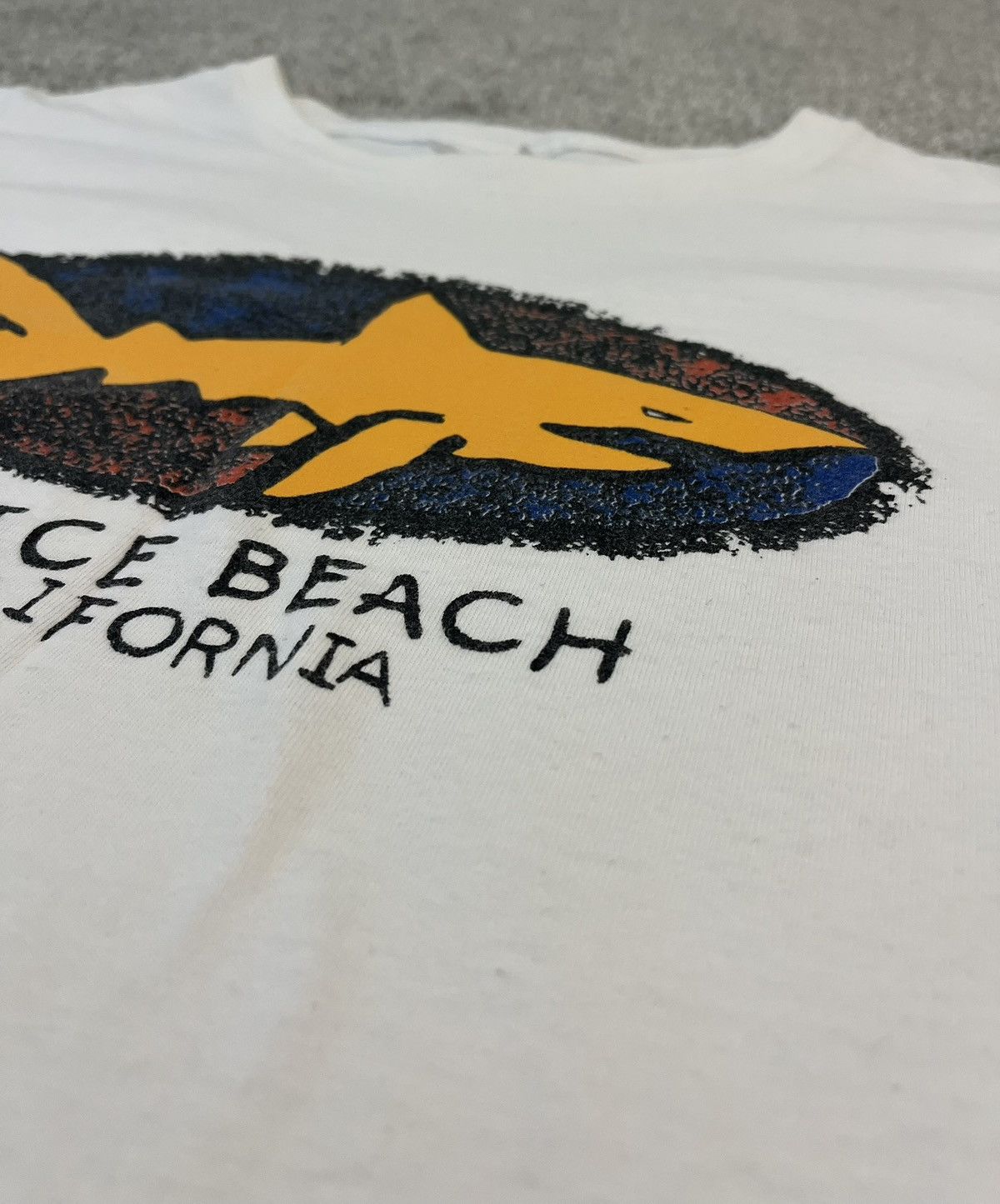 Hanes Vintage Venice Beach California Shark Graphic Shirt Tee XL Size US XL / EU 56 / 4 - 2 Thumbnail