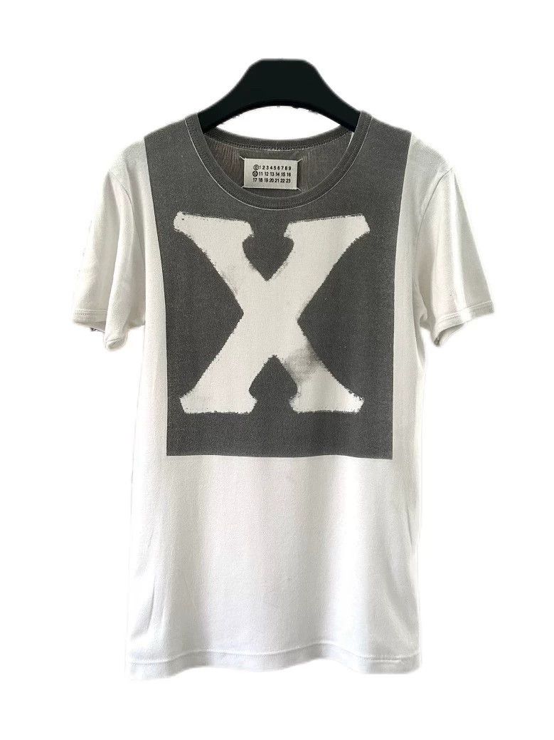 Maison Margiela Maison Martin Margiela 01SS Artisanal X-Print Tshirt Size US M / EU 48-50 / 2 - 1 Thumbnail