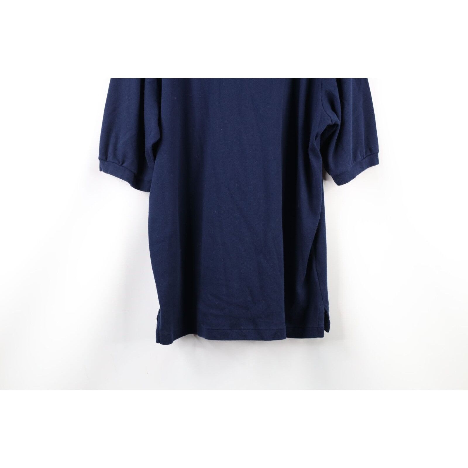 Vintage Vintage 90s Lands End Faded Blank Short Sleeve T-Shirt Size US L / EU 52-54 / 3 - 7 Thumbnail