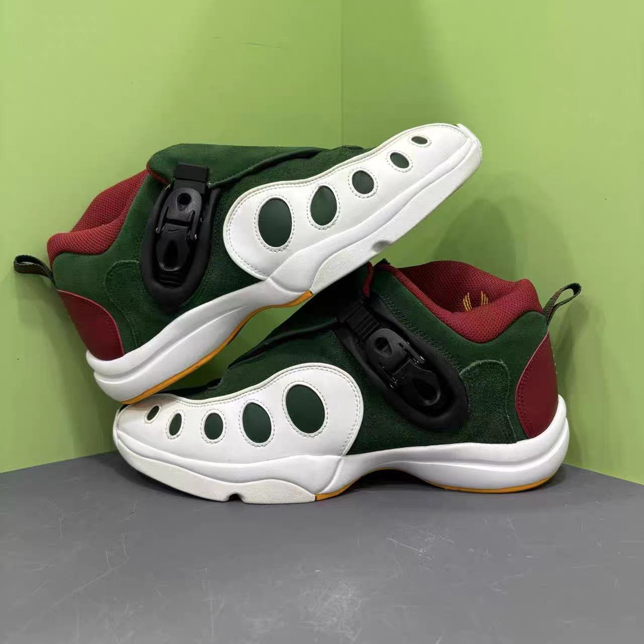 Nike Nike Air Zoom GP Gary Payton White Green K15 Size US 10 / EU 43 - 3 Thumbnail