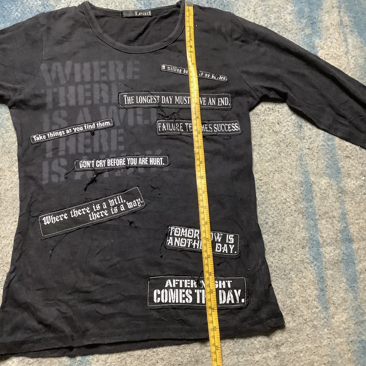 KMRii Japanese brand Lead Poem After Night Comes The Day Size US M / EU 48-50 / 2 - 10 Thumbnail