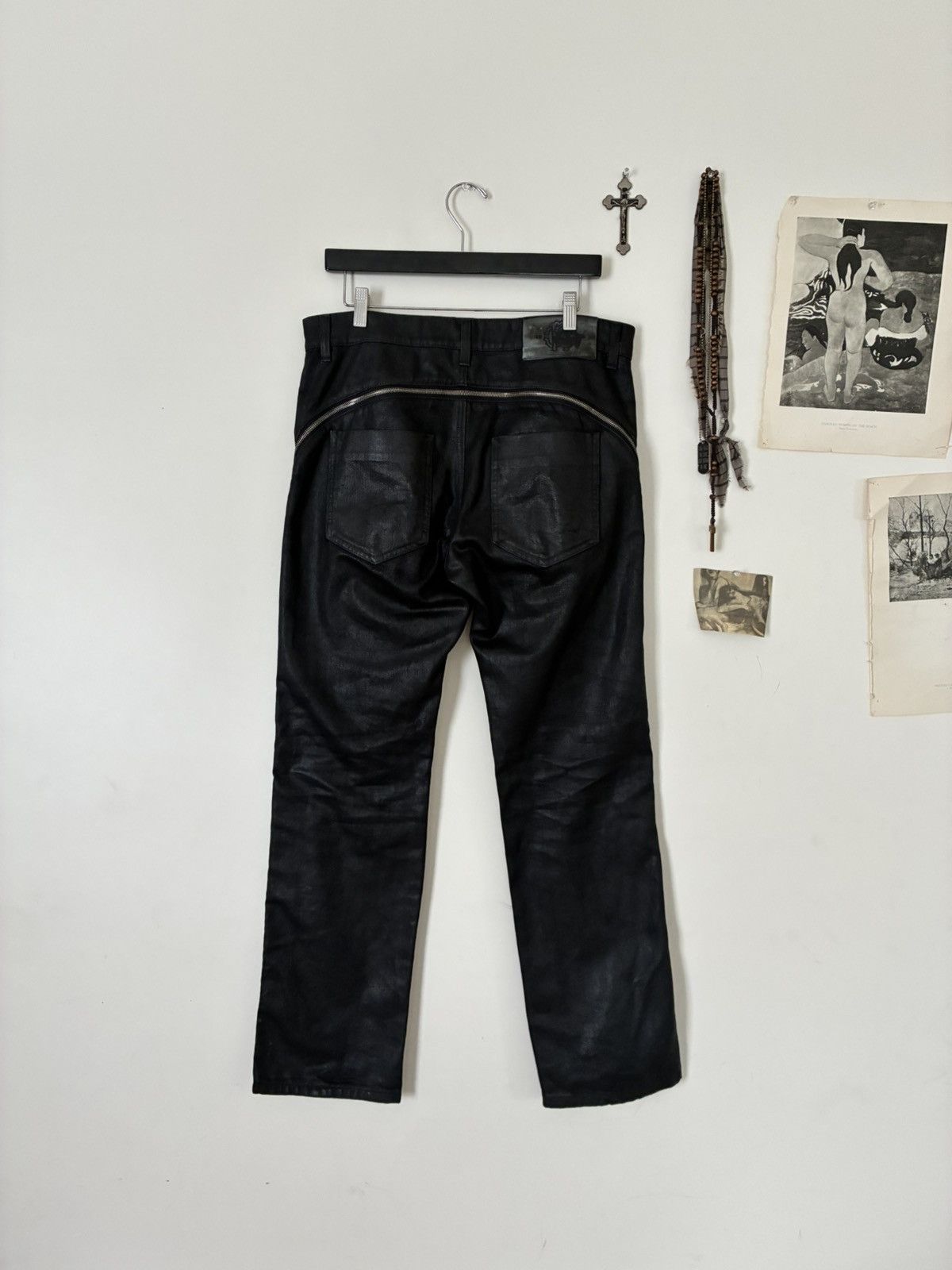 Roberto Cavalli Roberto Cavalli Waxed Zipper Denim Size US 34 / EU 50 - 5 Thumbnail