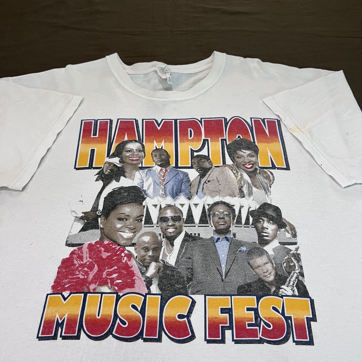 Band Tees × Rap Tees × Vintage Vintage Y2K Hampton Jazz Fest Promo Tee XL R&B Soul Hiphop Size US XL / EU 56 / 4 - 5 Thumbnail