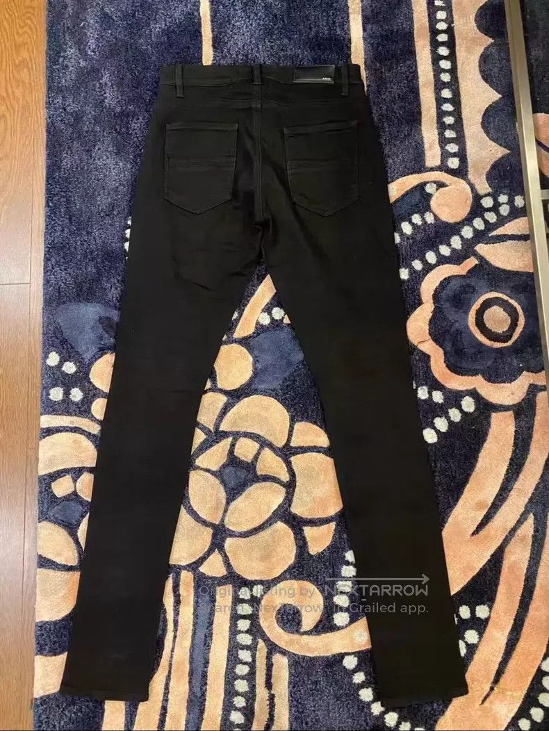 Amiri Amiri Classic Embroidered Patchwork Jeans Size US 33 - 2 Thumbnail