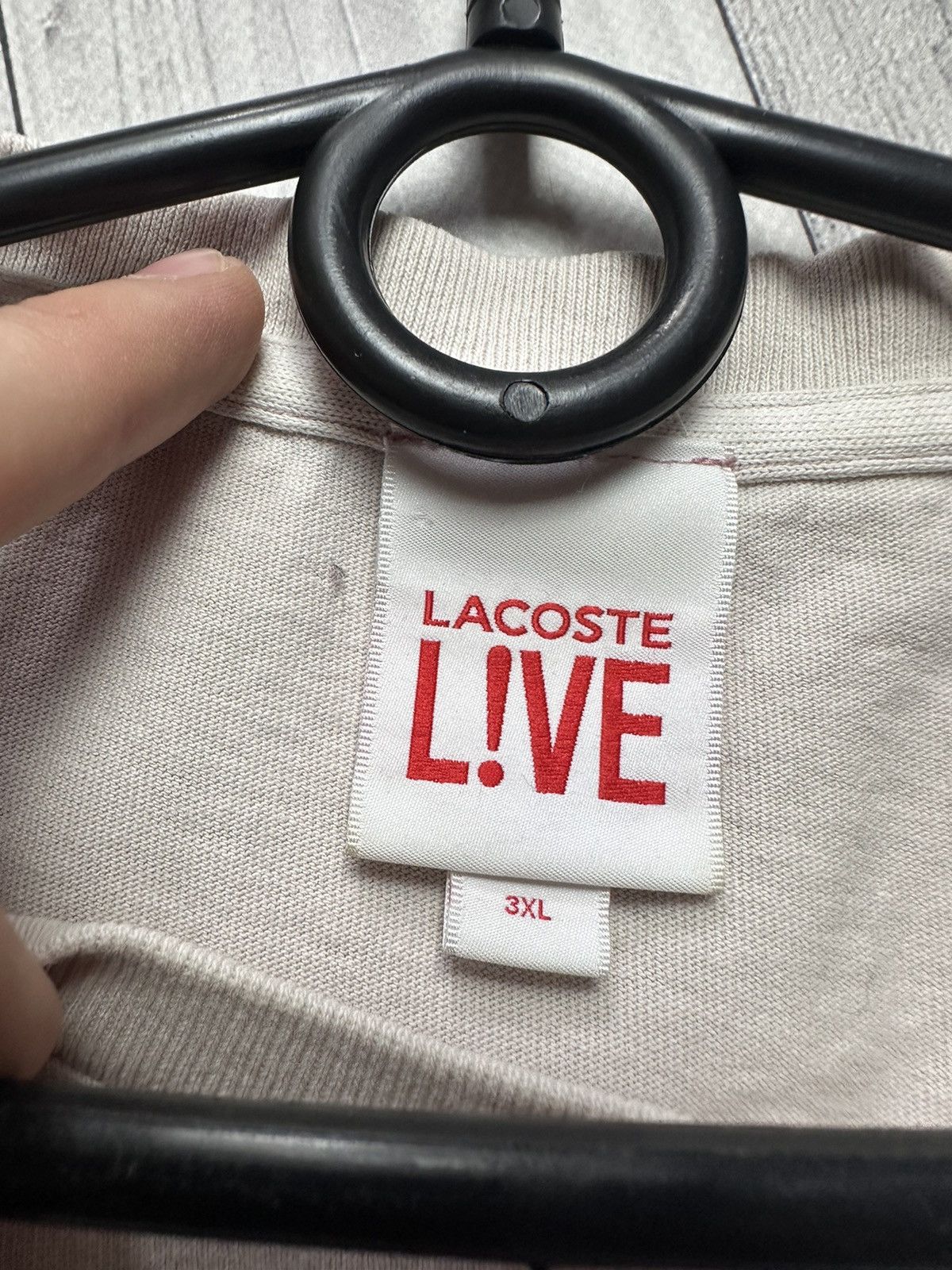 Lacoste × Vintage Lacoste tee pink rare size XXL logo Size US XL / EU 56 / 4 - 4 Thumbnail